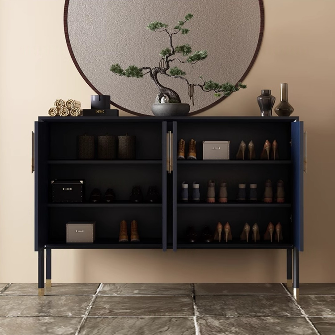 Melra Wooden marble sideboard-C