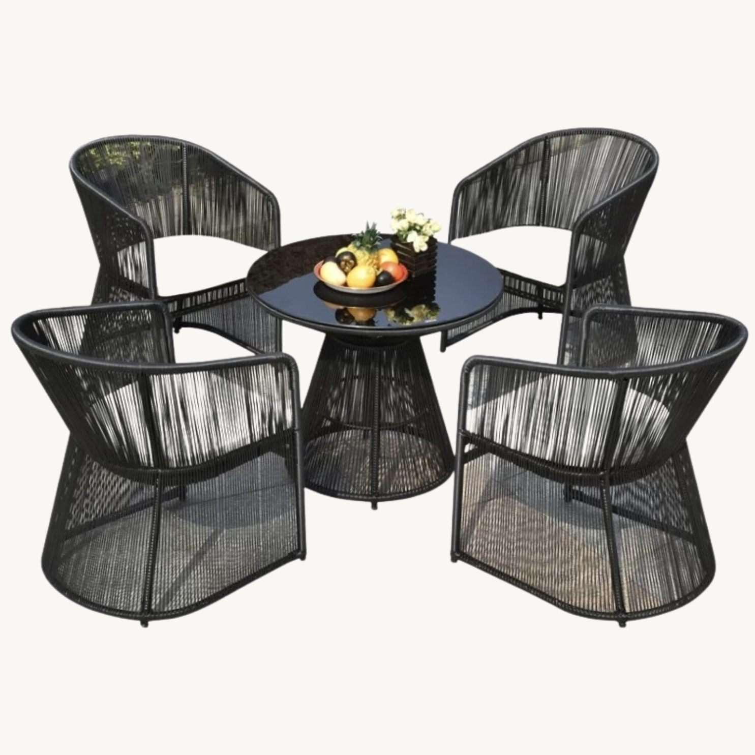 Hephoni Outdoor PE rattan chair sets