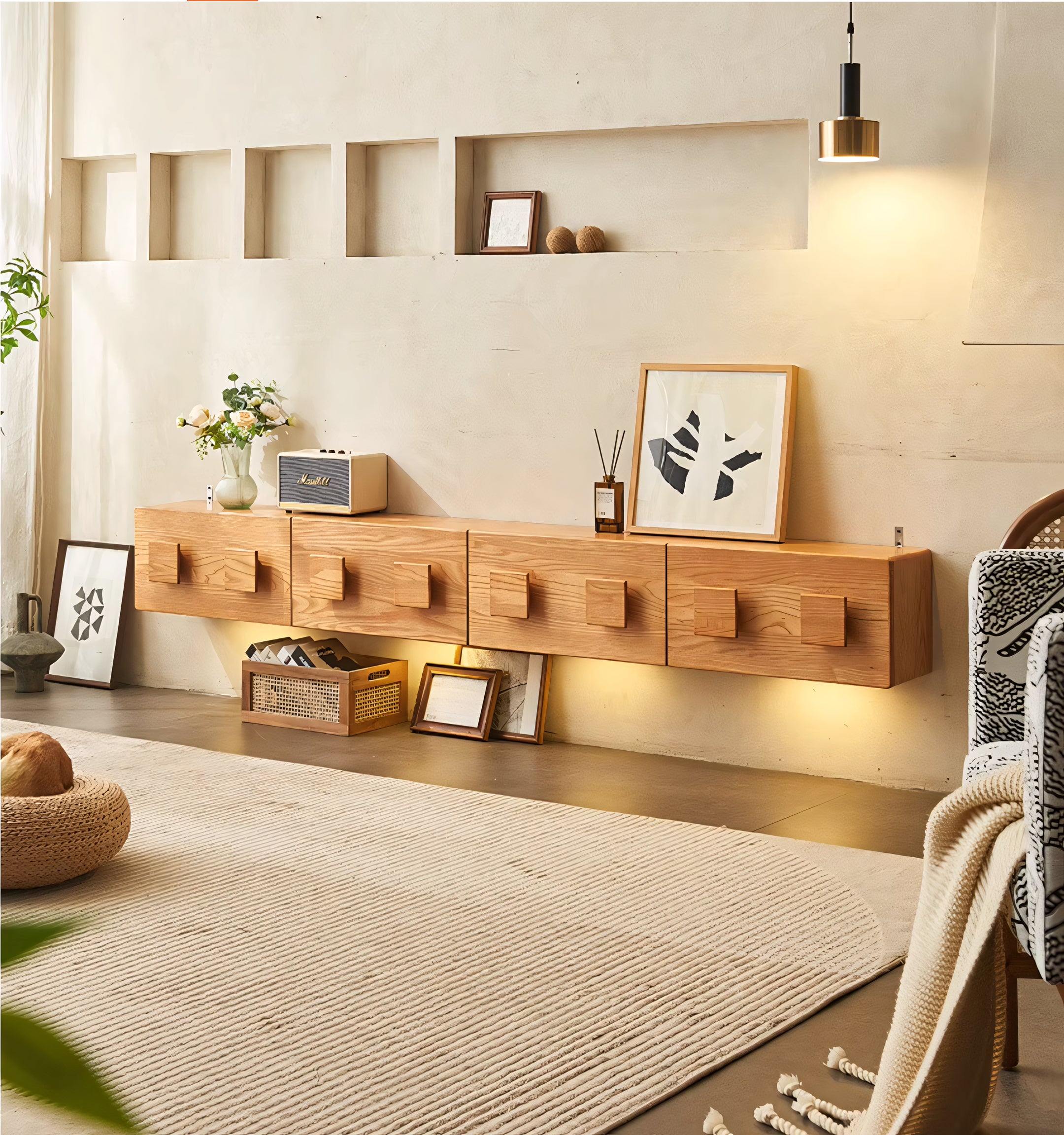 Garow Solid wood TV cabinet