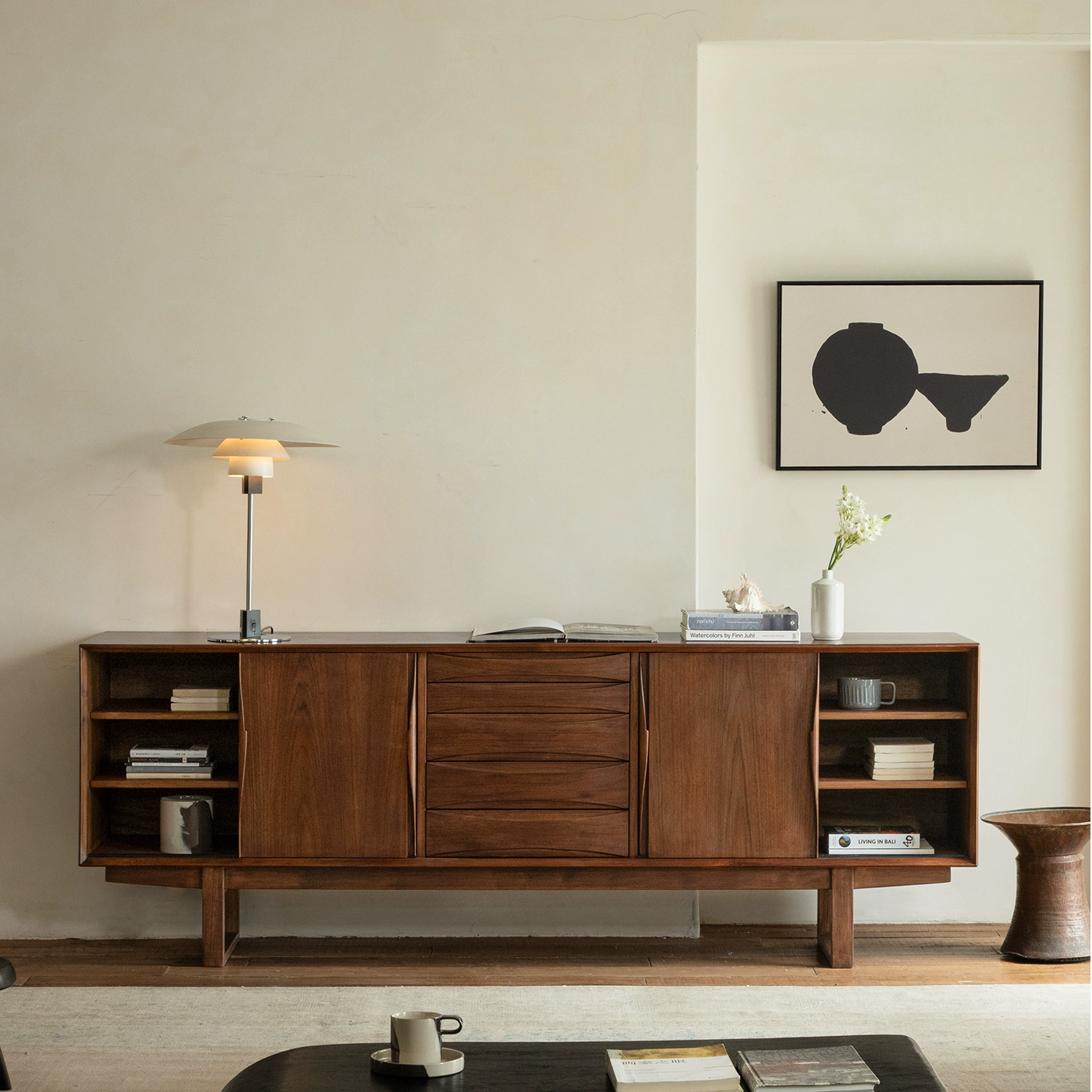 Jormik Teak solid wood sideboard