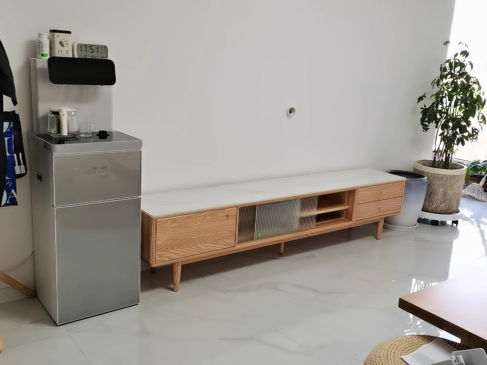 Lissio Sintered stone solid wood TV cabinet