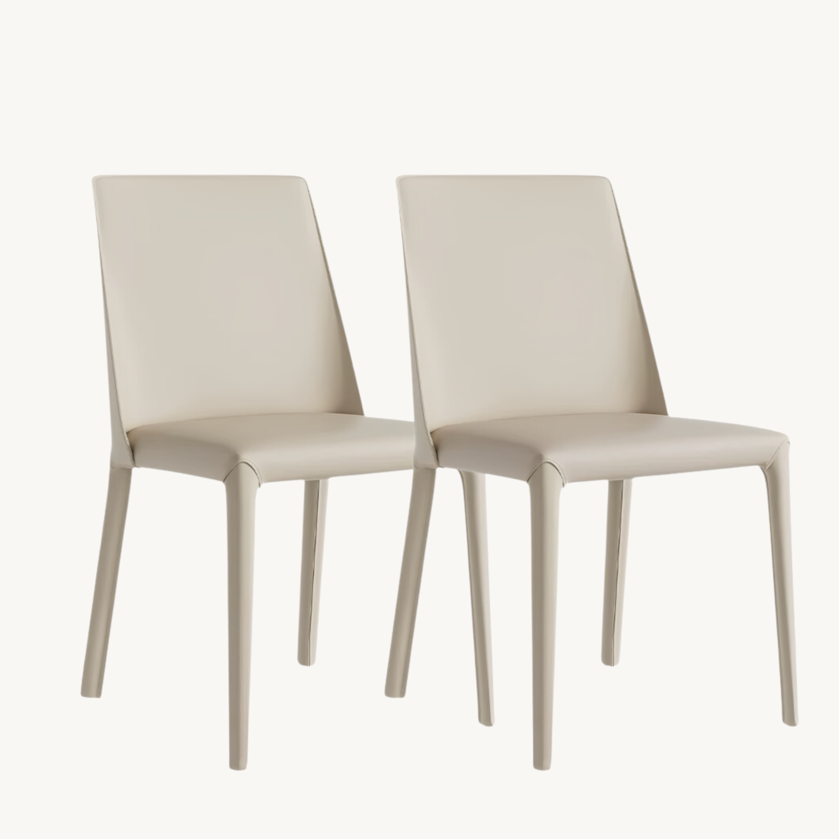 Doniky 2 pcs set-minimalist dining chairs-A