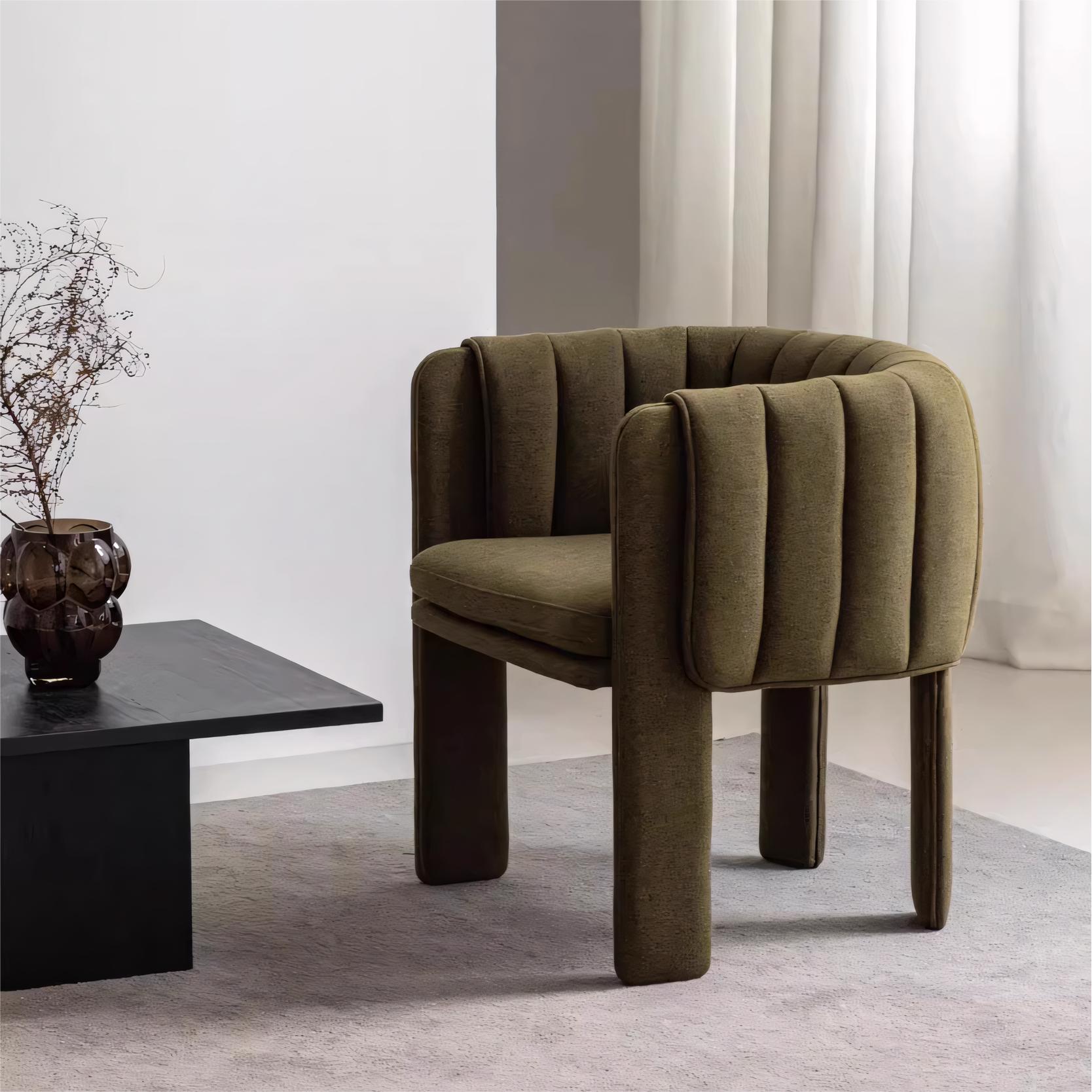 Samuele Fabric accent chair