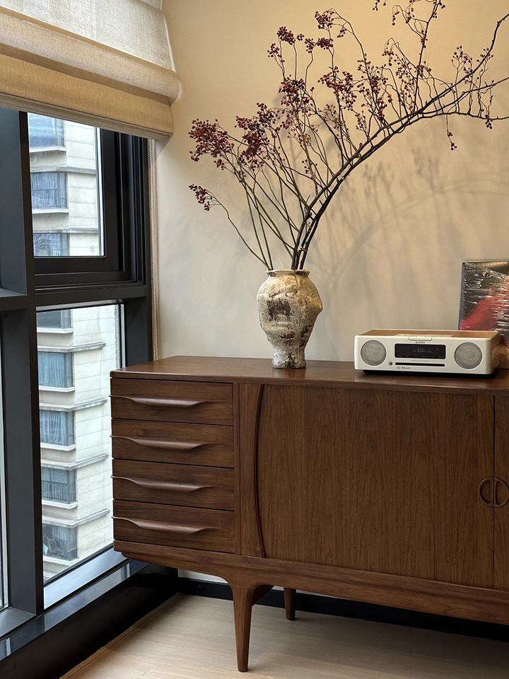 Hespel Teak solid wood sideboard