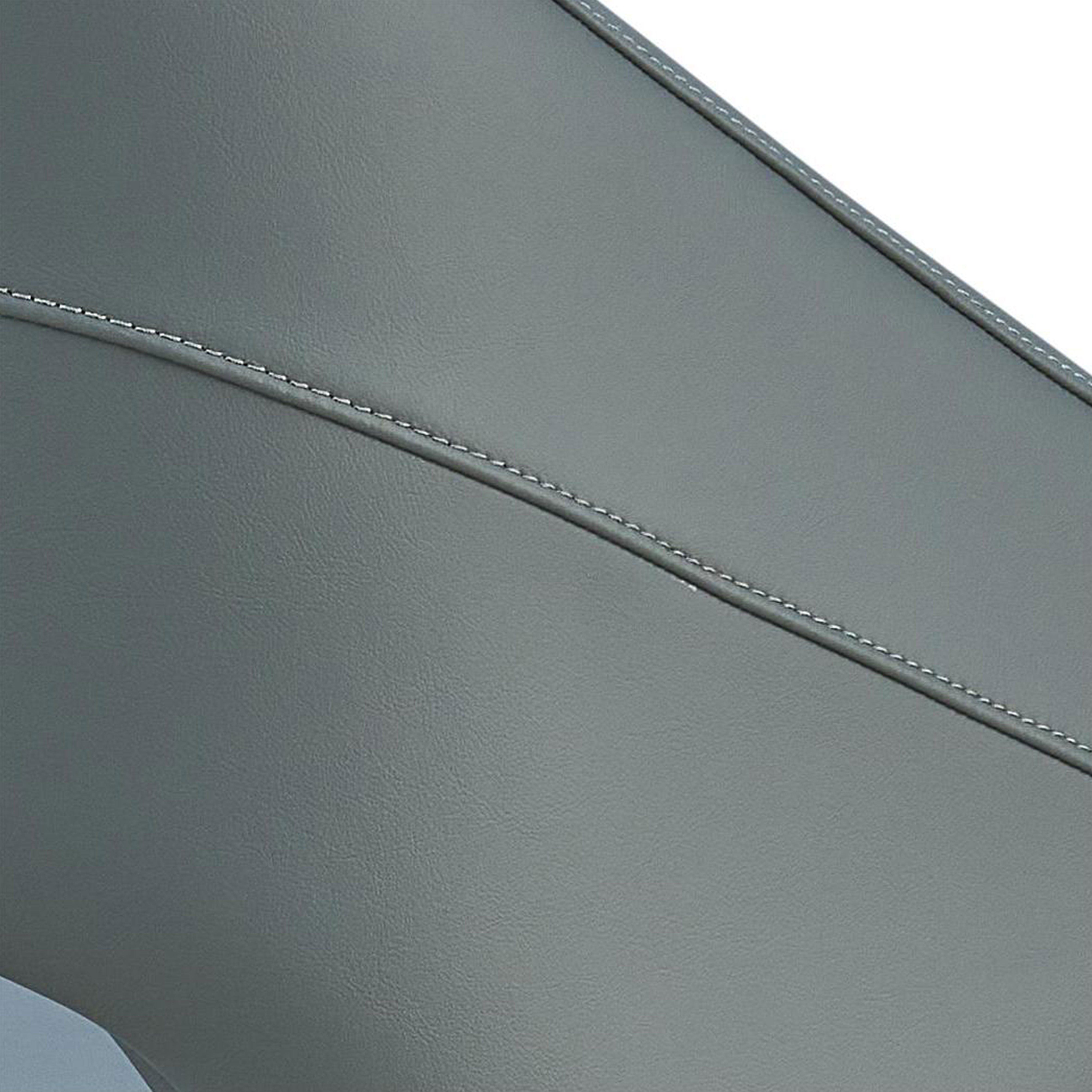 Ulanz 2pcs ash wood leather dining chairs