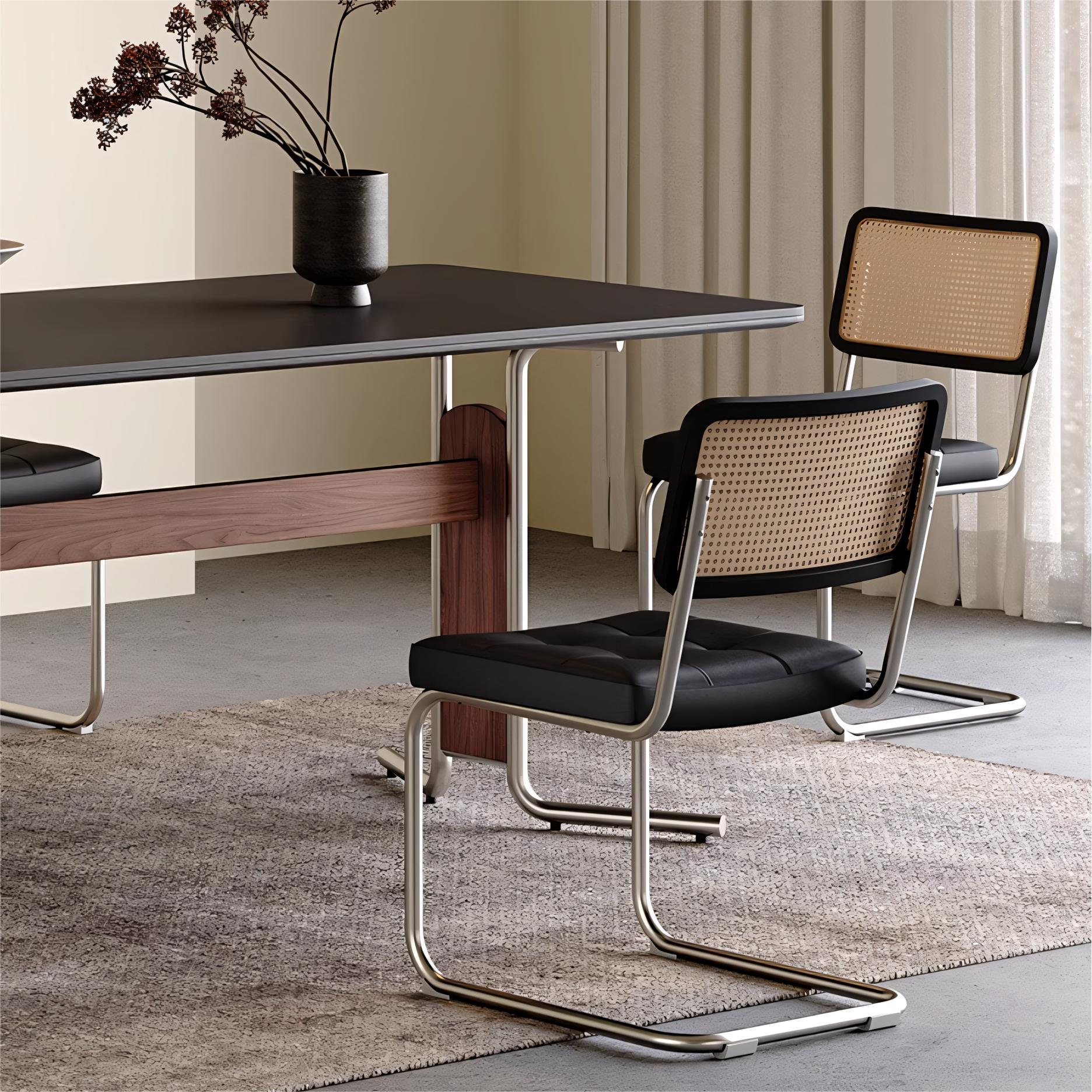 Igsan Sintered stone rectangular dining set