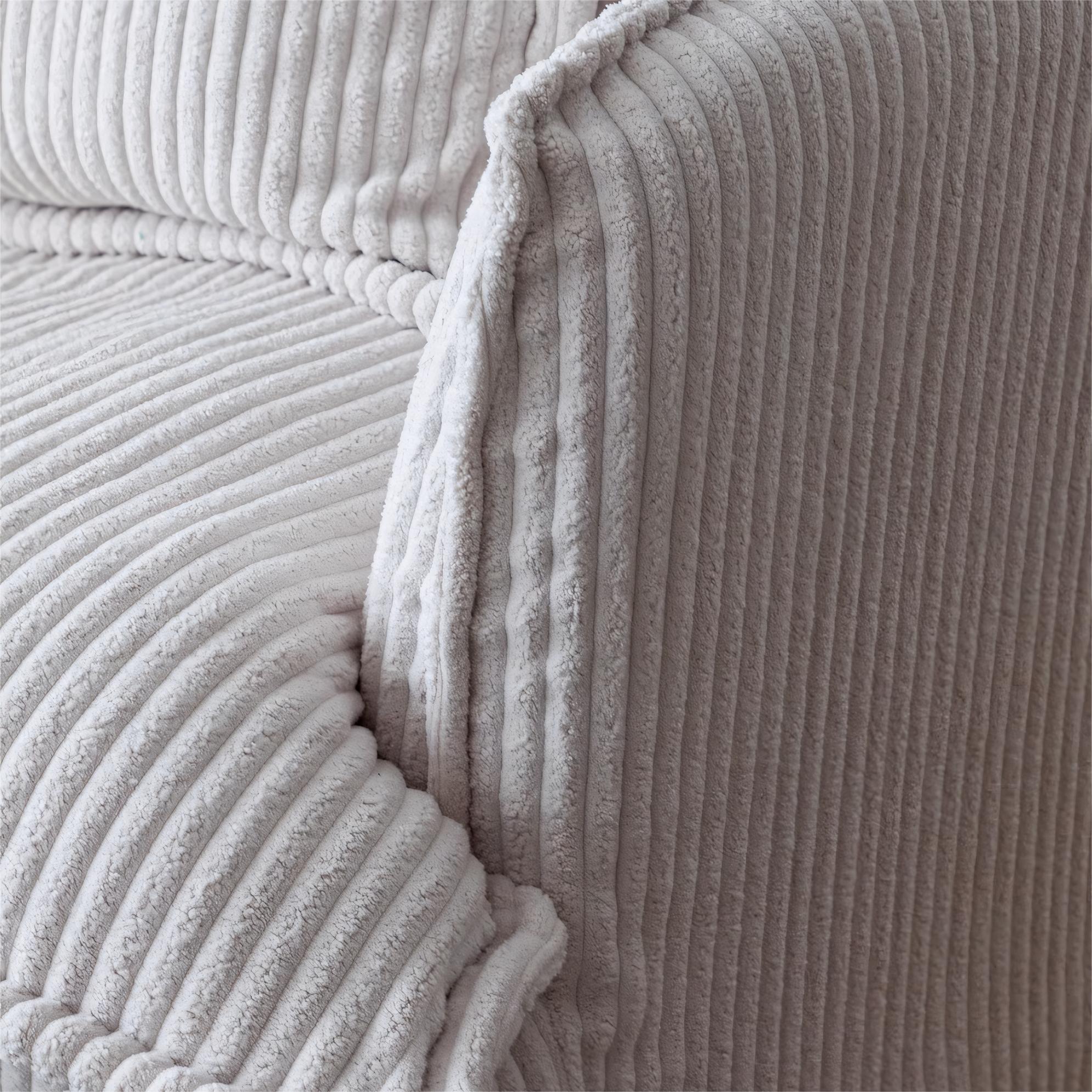 Elarem Washable fabric one-piece straight sofa