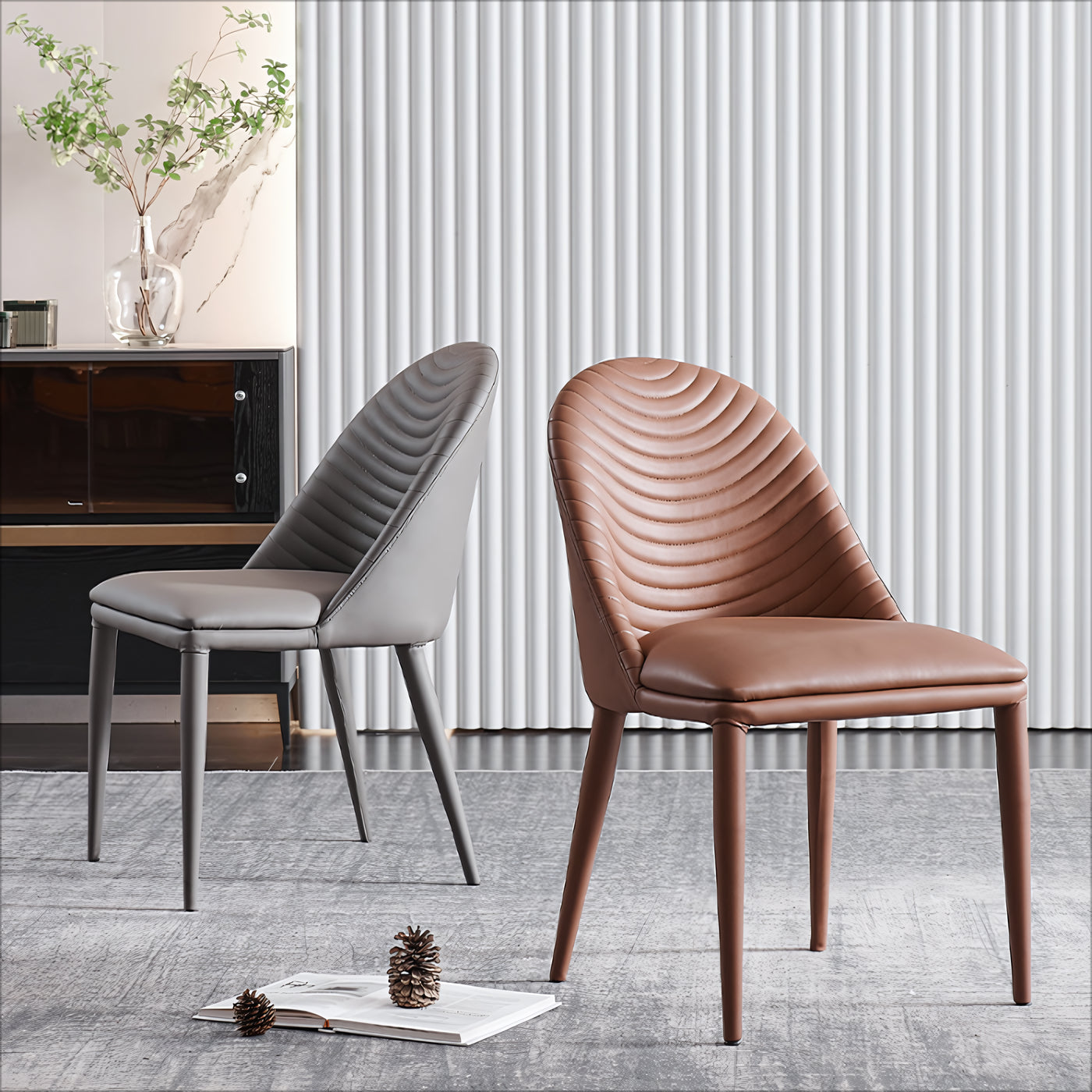 Zaya 2 pcs set-modern dining chairs-A