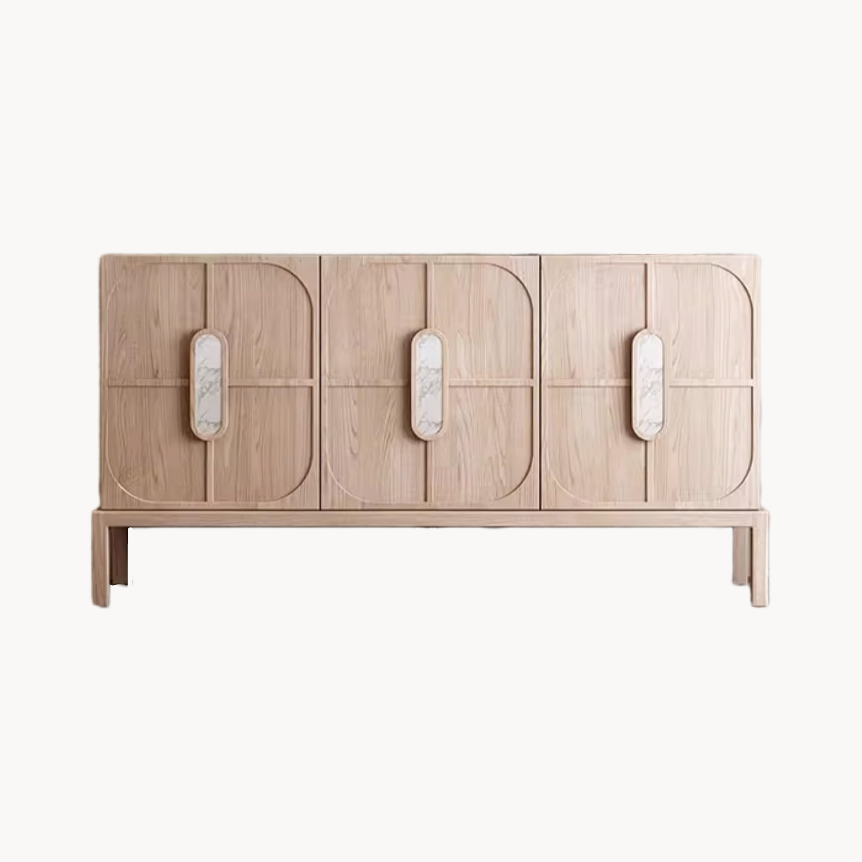 Zalro Wooden marble sideboard