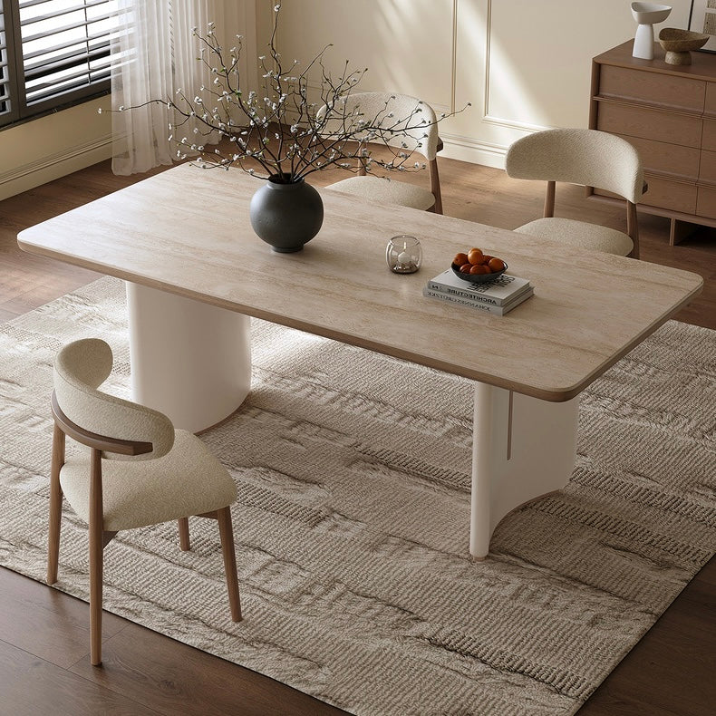 Shileay Sintered stone rectangular dining set