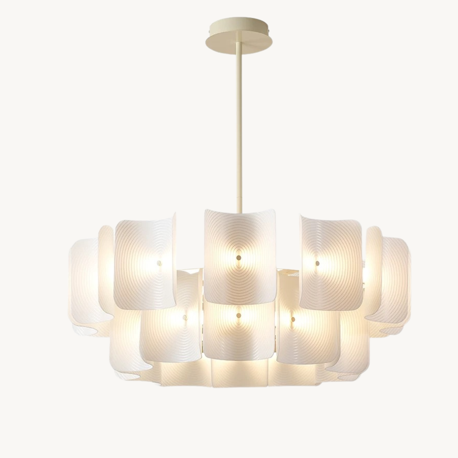 Liasiv Acrylic ripple pendant light