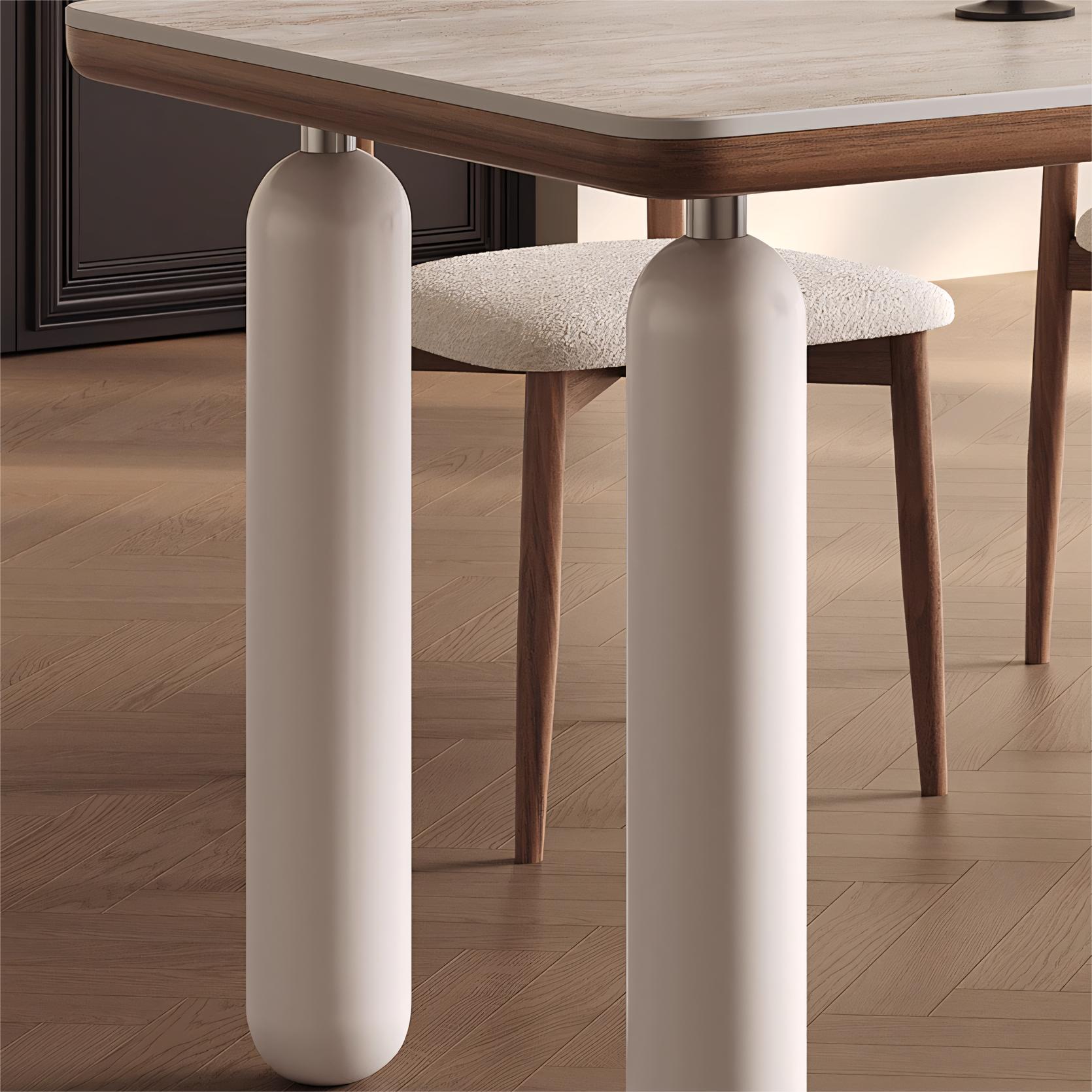 Lessimo Sintered stone rectangular dining set