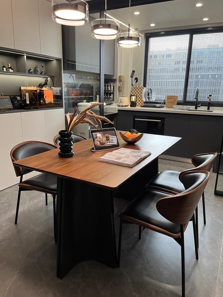 Solena Minimalist rectangular dining set