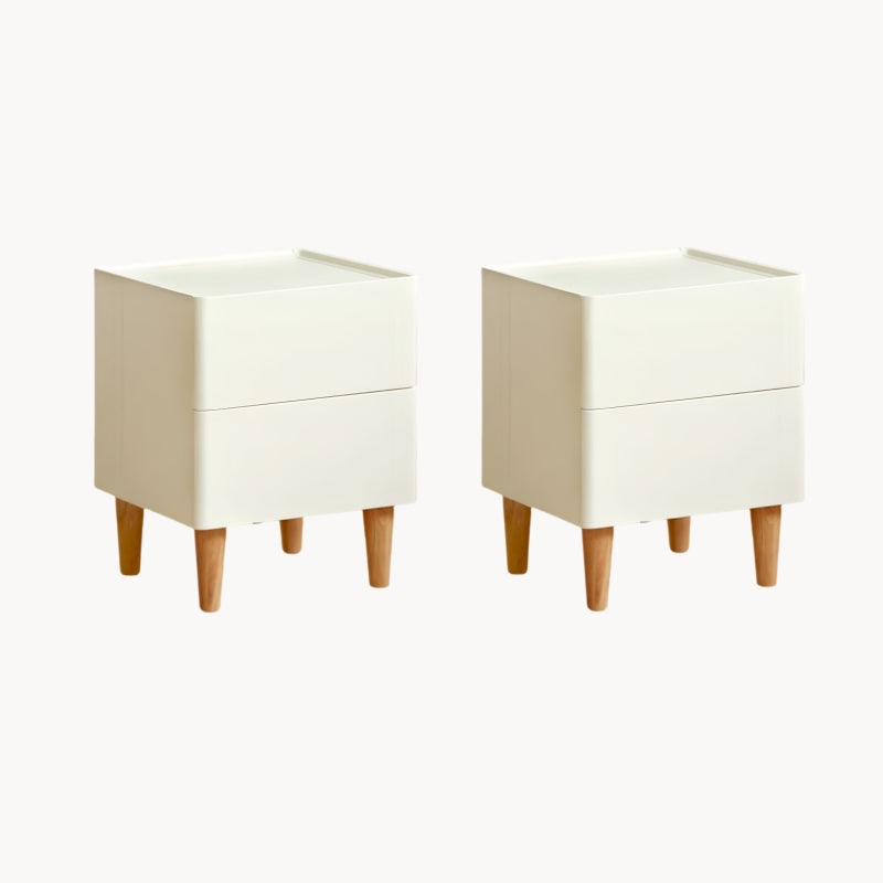 Cedarri 2pcs solid wood nightstands-B
