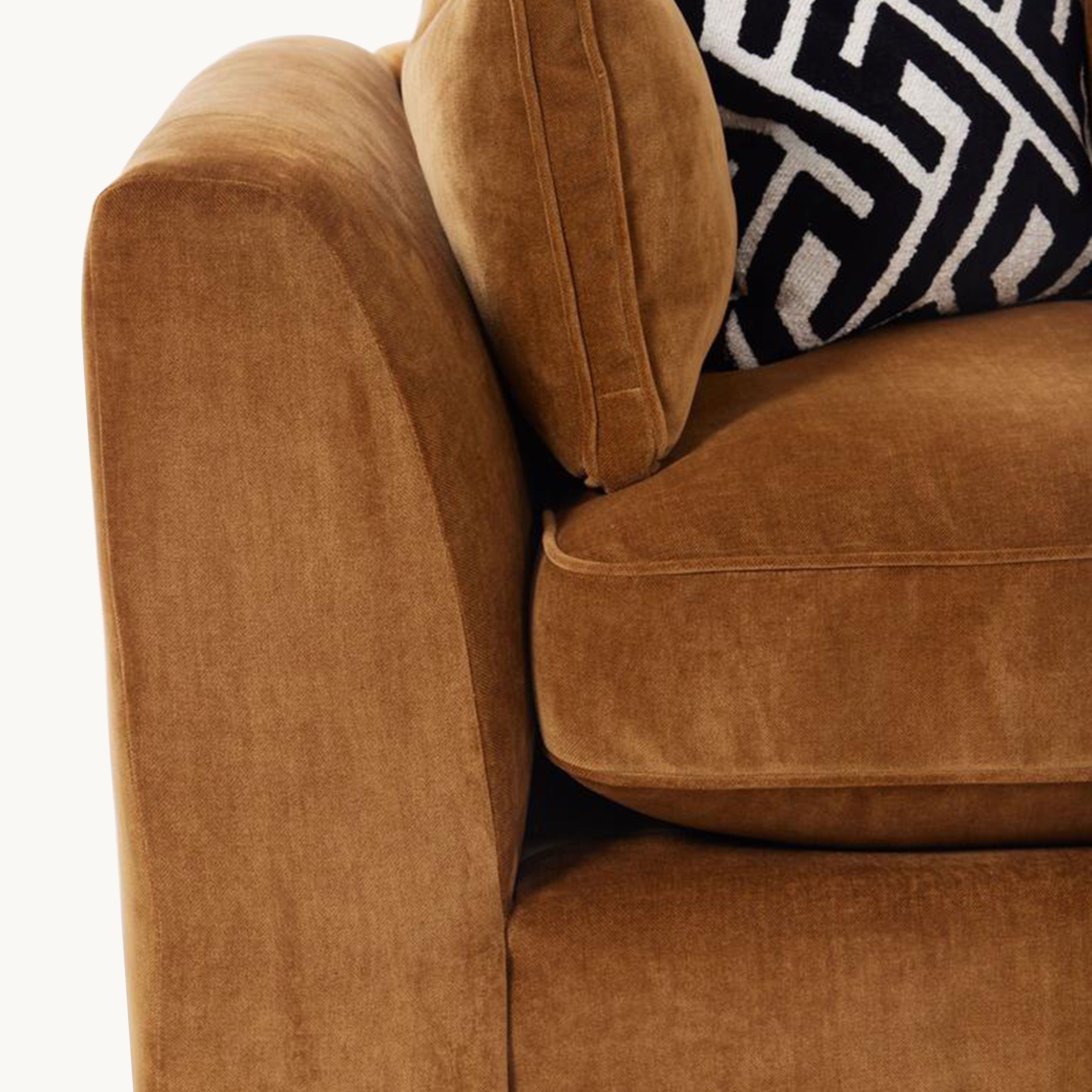 Yepris Fabric chaise lounge sofa