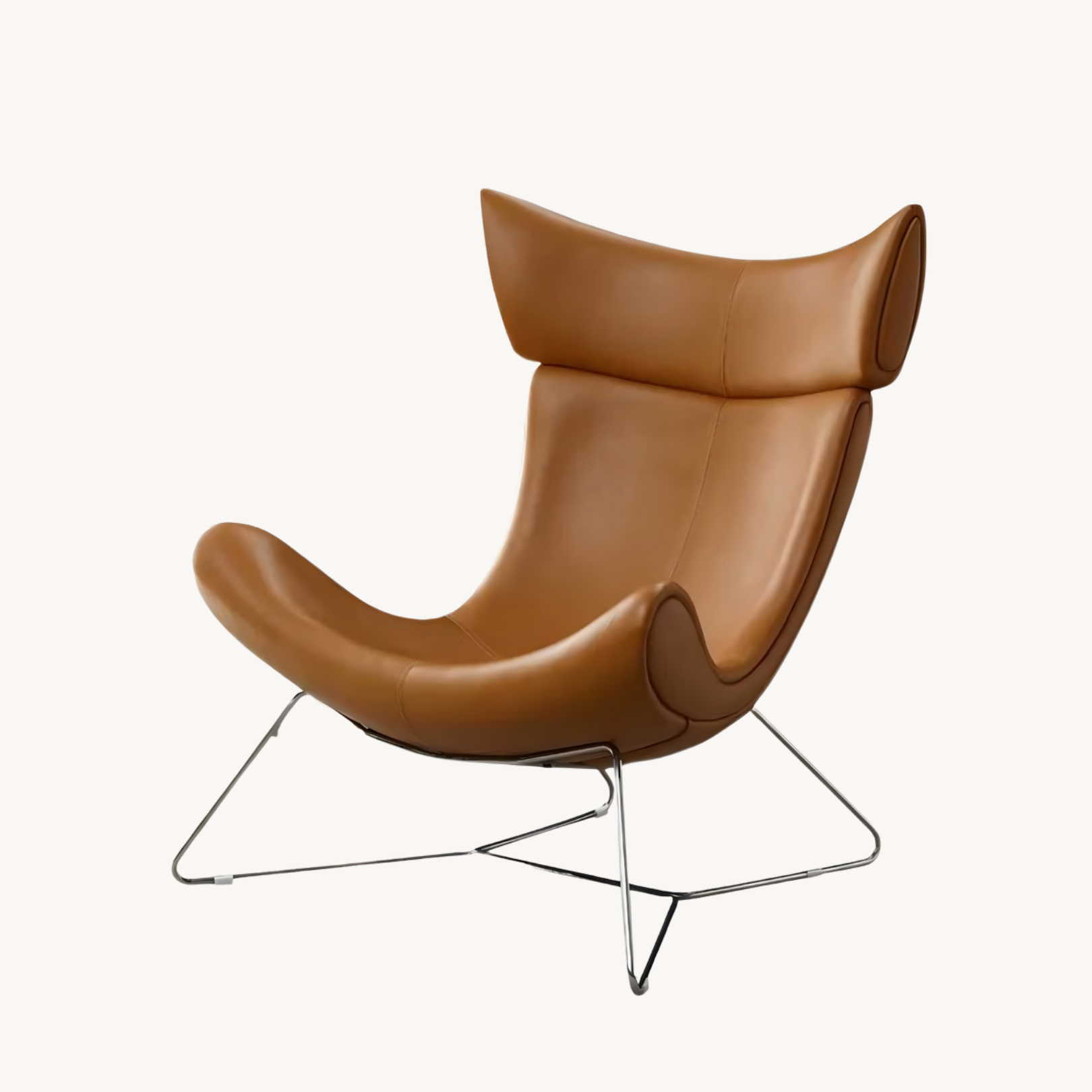 Lispona Leather accent chair