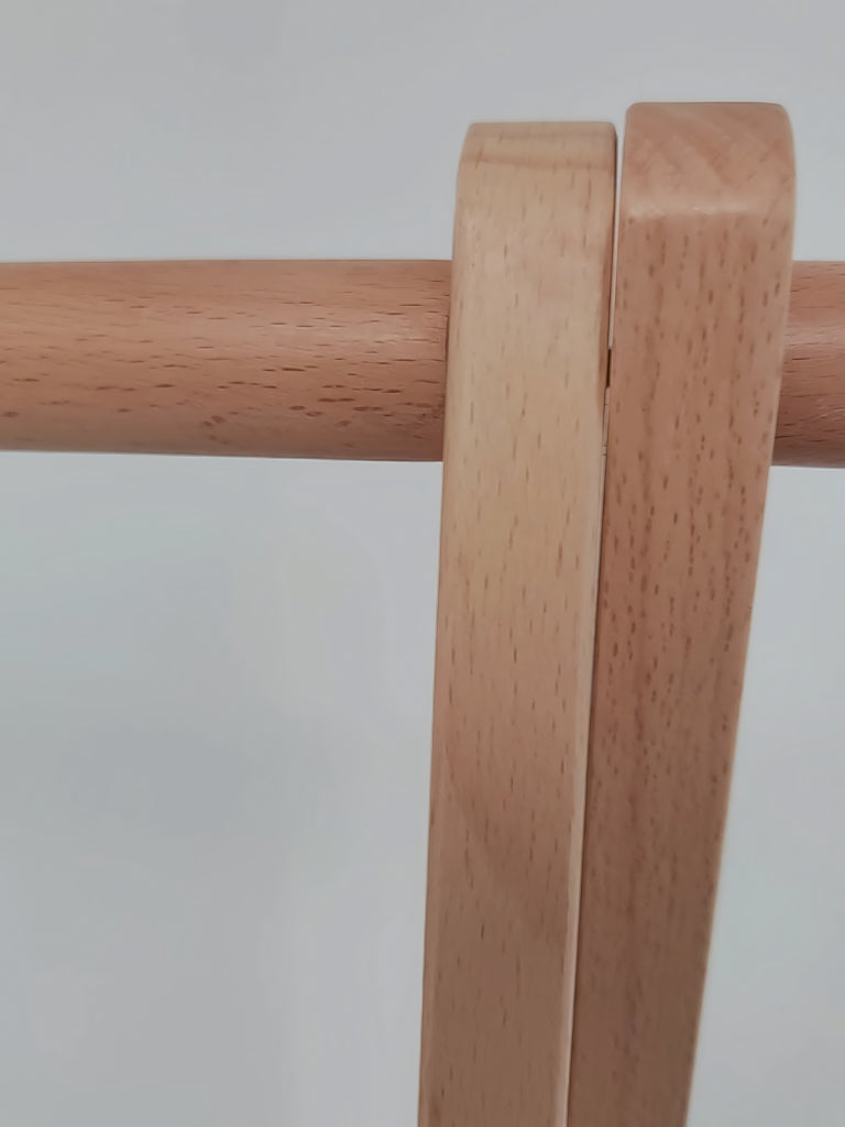Axiso Solid wood folding clothes rack