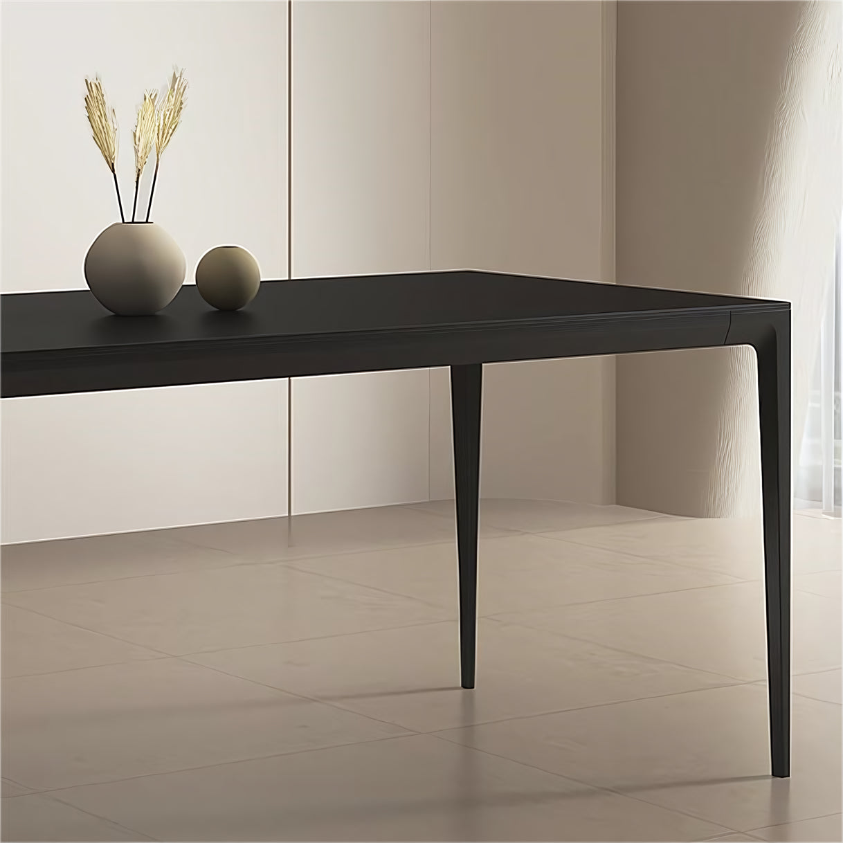 Enrila Sintered stone rectangular dining table