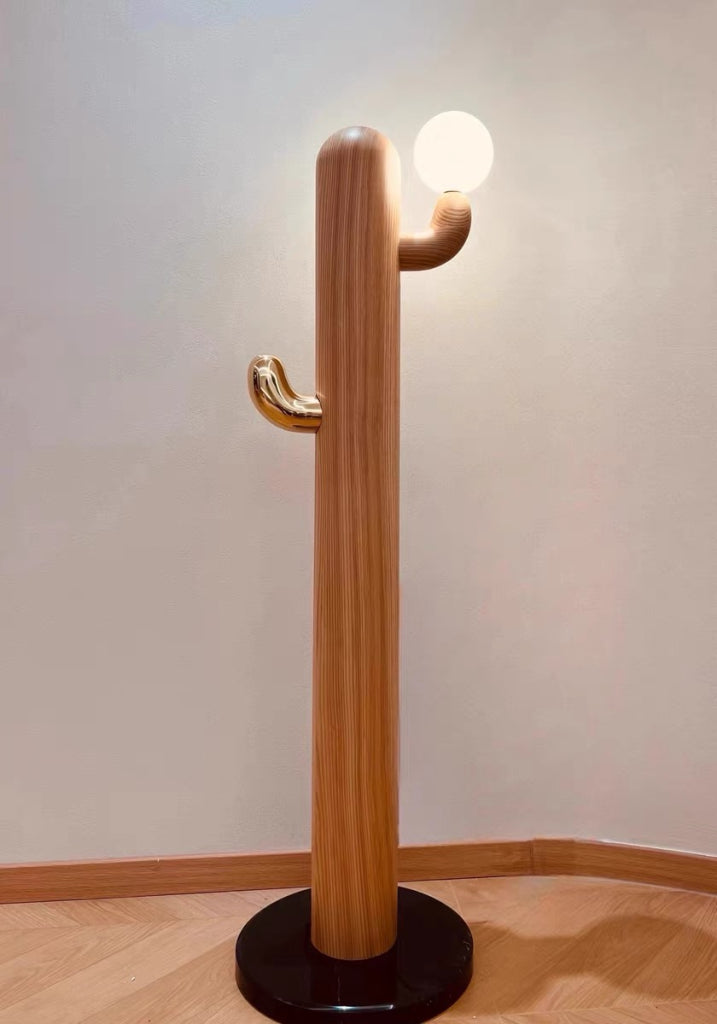Siponie Solid wood cactus floor lamp-B