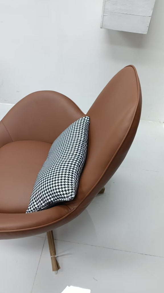 Filarine Leather accent chair-A