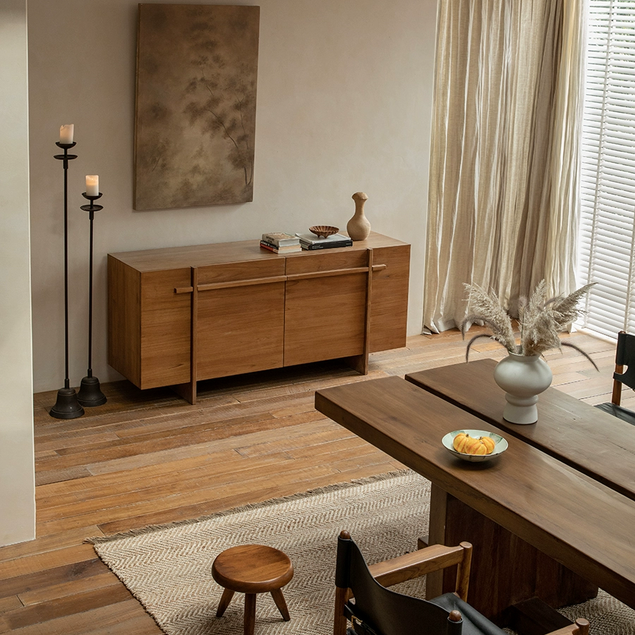 Balix Teak solid wood sideboard