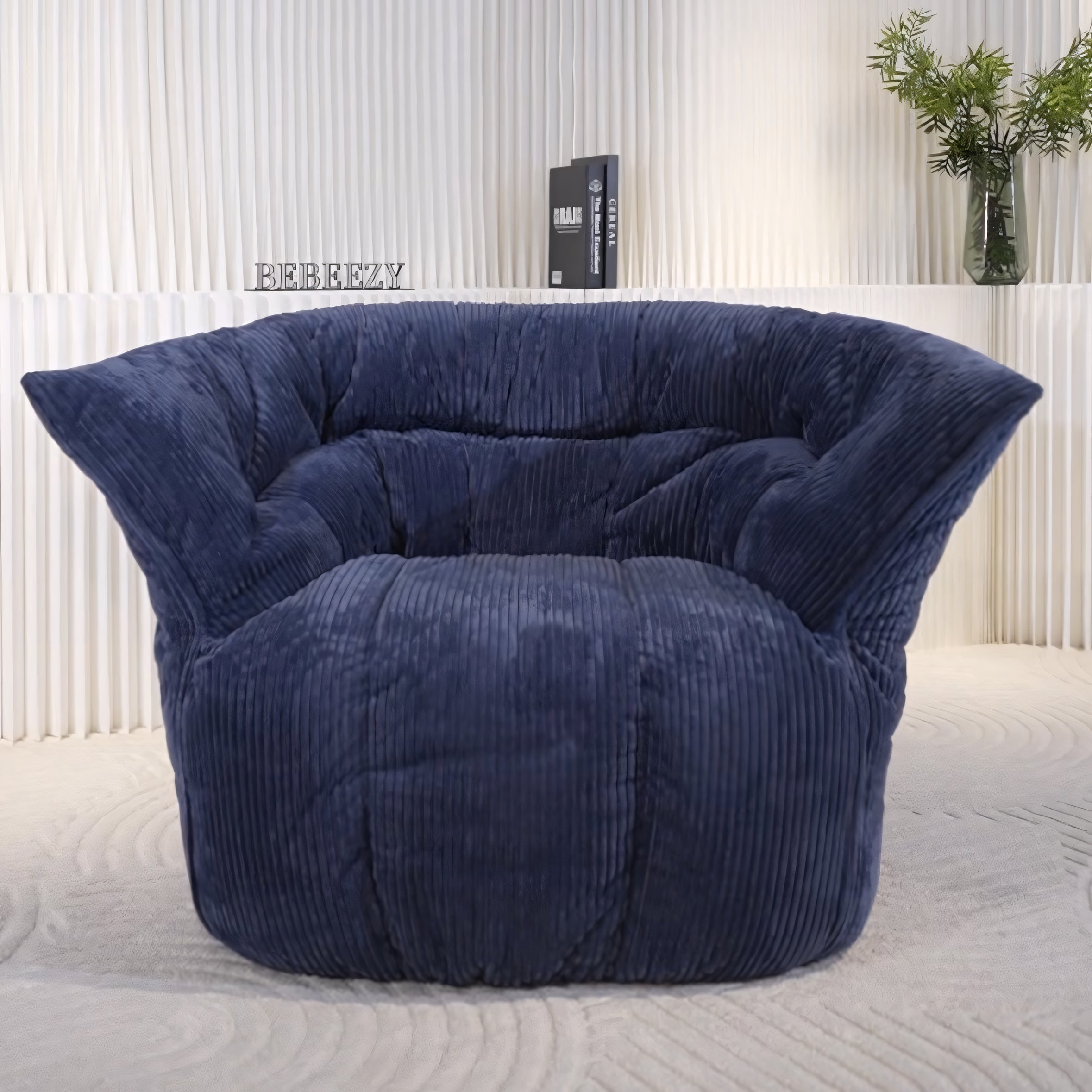 Wenik Modern chenille single sofa