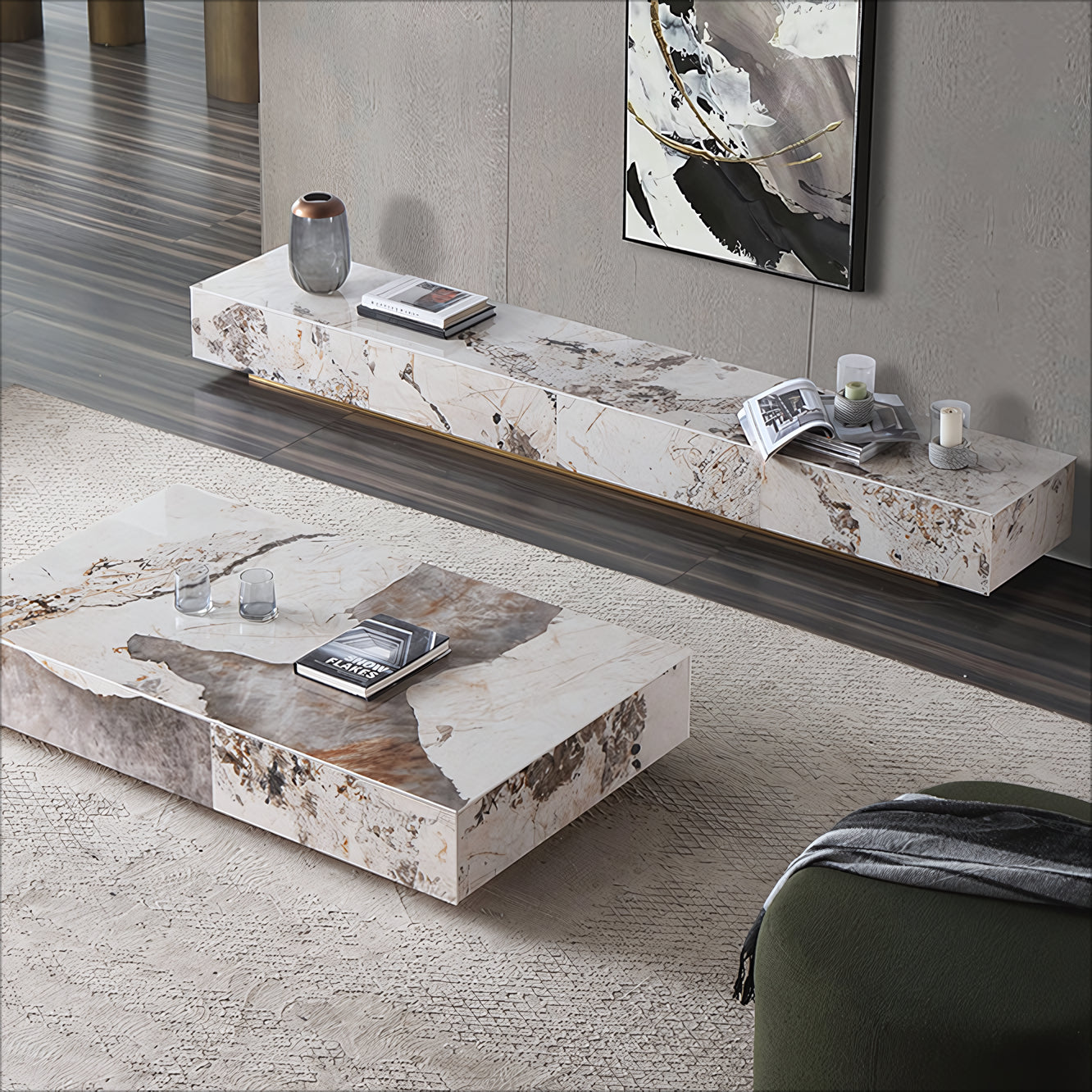 Josean Sintered stone TV cabinet