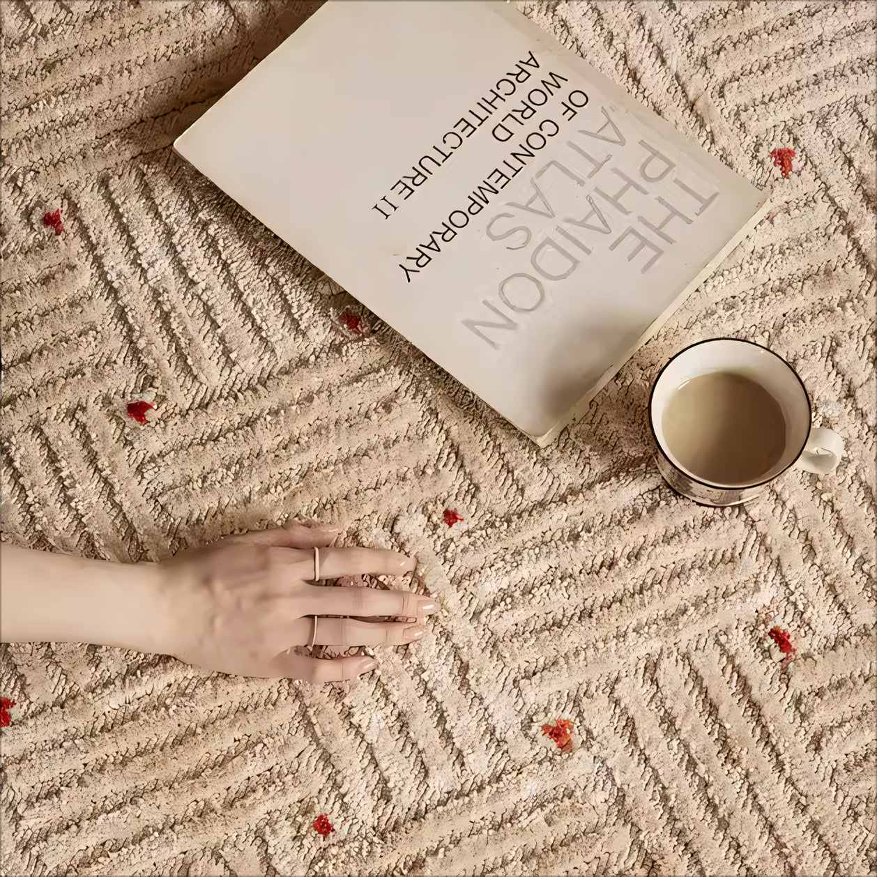 Ronti Polyester carpet rug