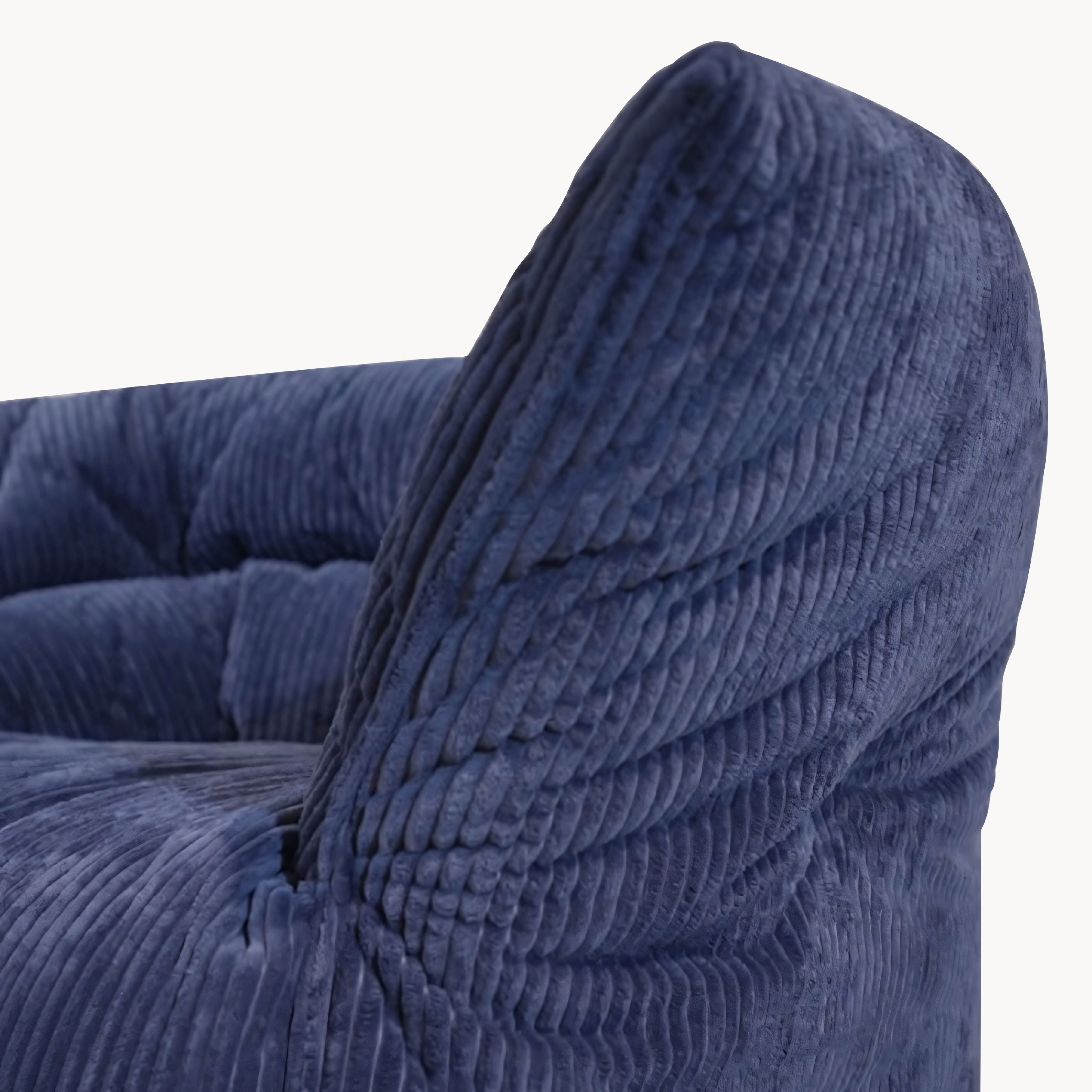 Wenik Modern chenille single sofa