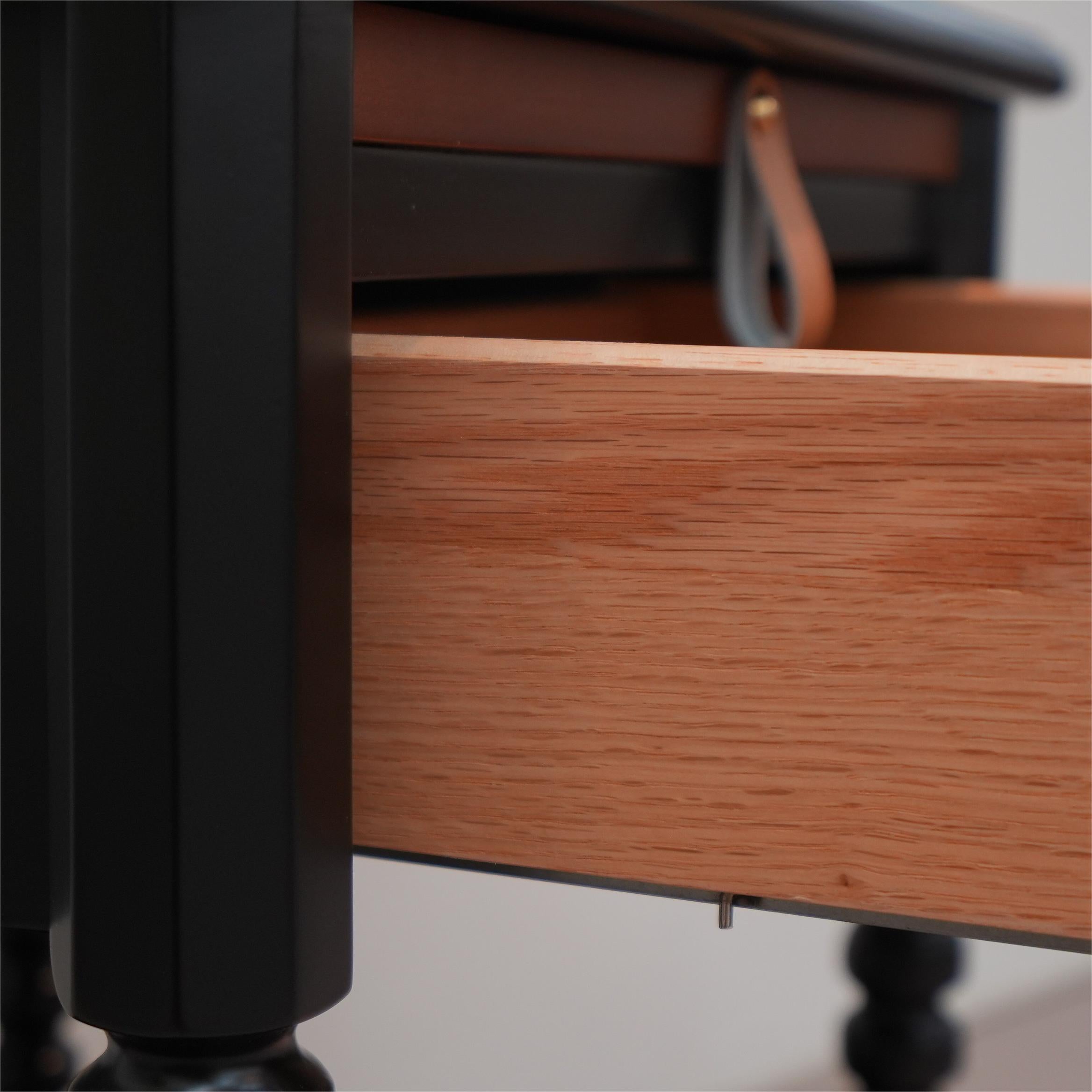 Limay 2pcs solid wood nightstands bedside tables