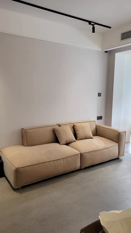 Tedosa Fabric straight sofa
