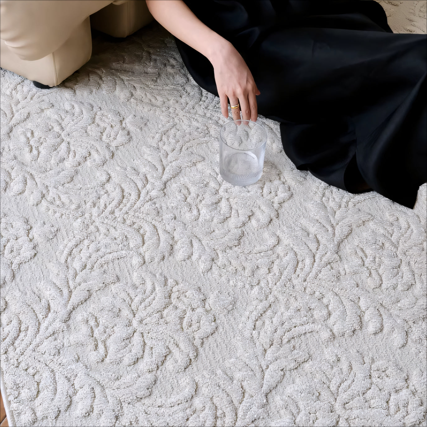 Honiara Natural seaweed fiber carpet rug