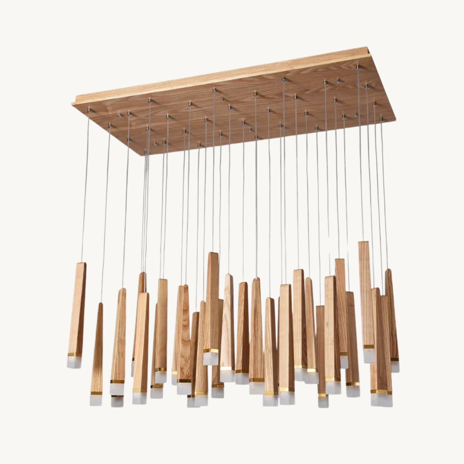 Hilone Solid wood ceiling lamp