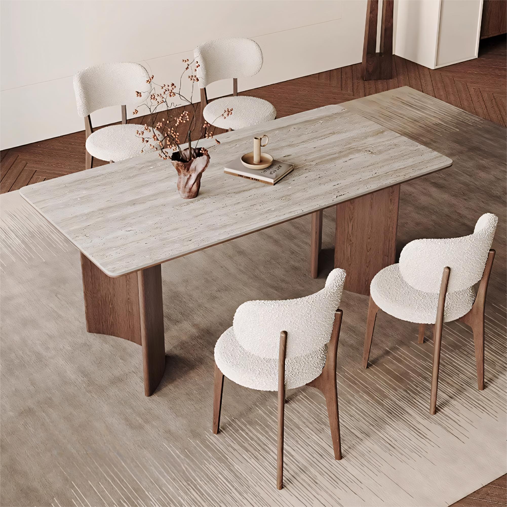 Genul Sintered stone rectangular dining table