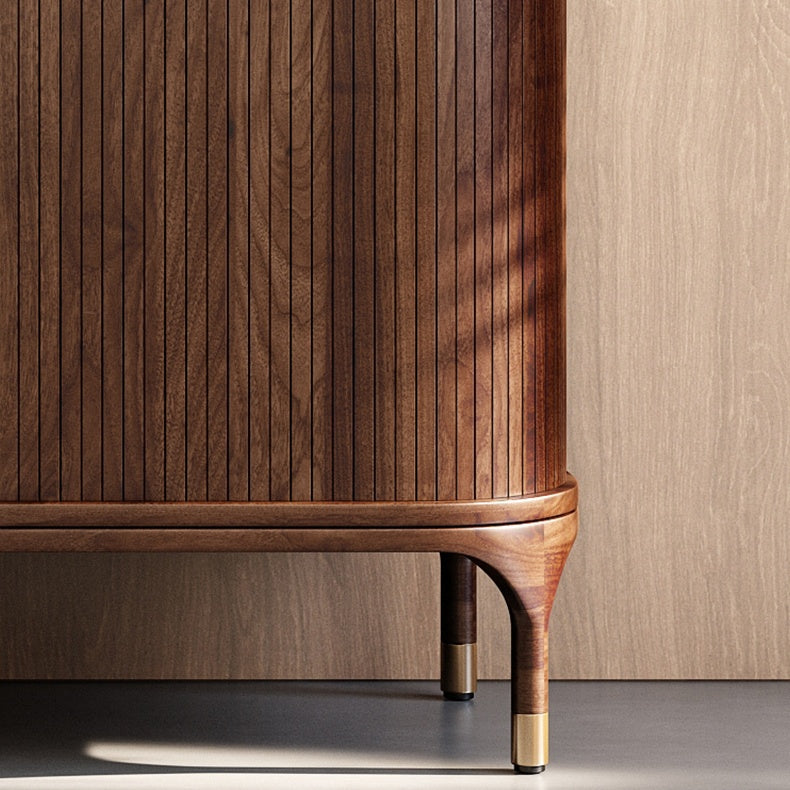 Faroli Natural rattan wooden sideboard-A