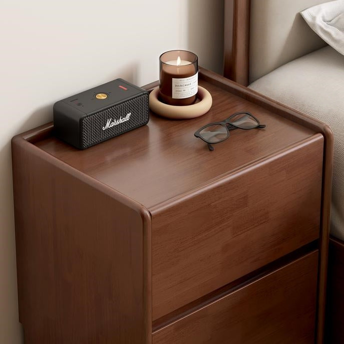 Biadra 2pcs solid wood nightstands-A