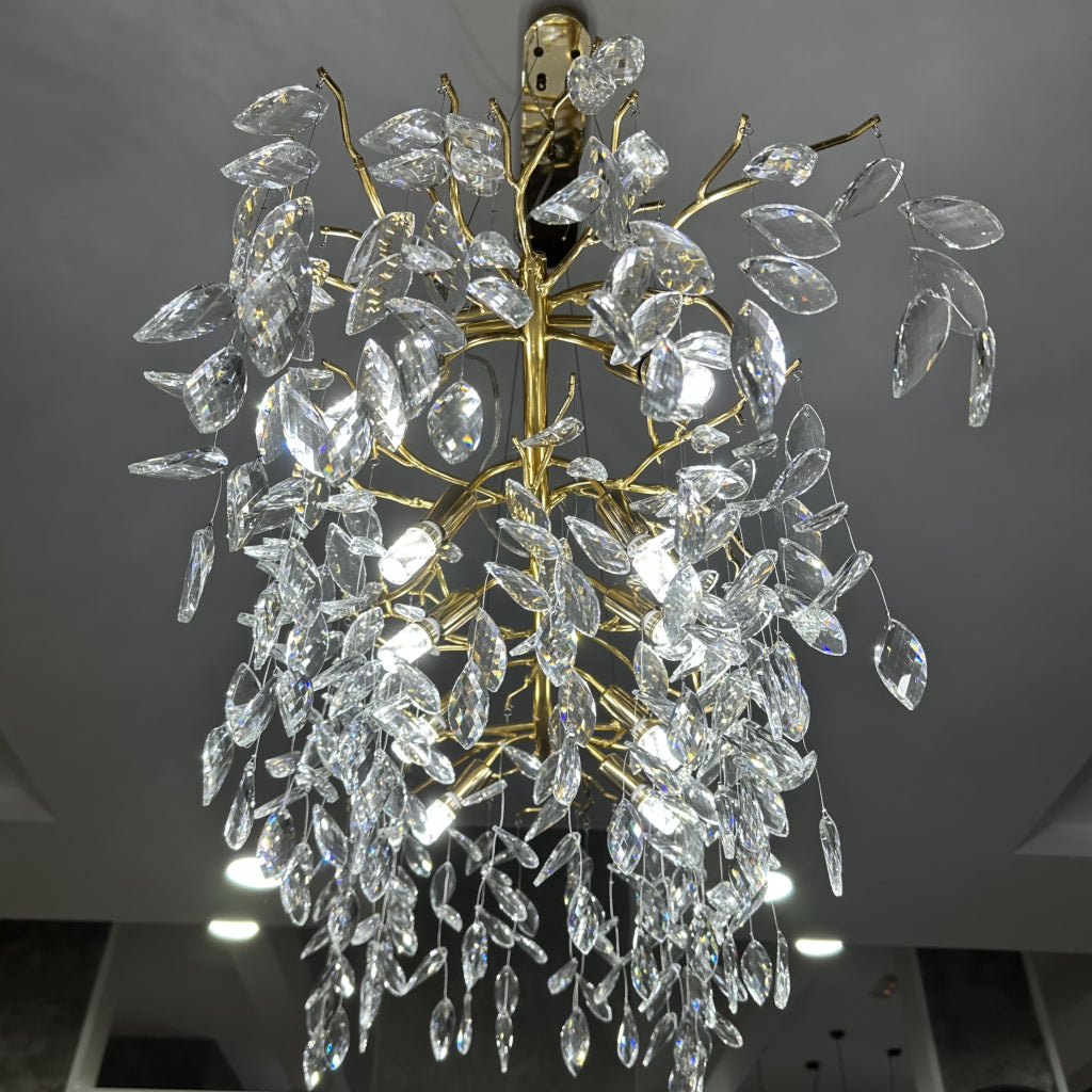 Shanyn Branches glass beads pendant light