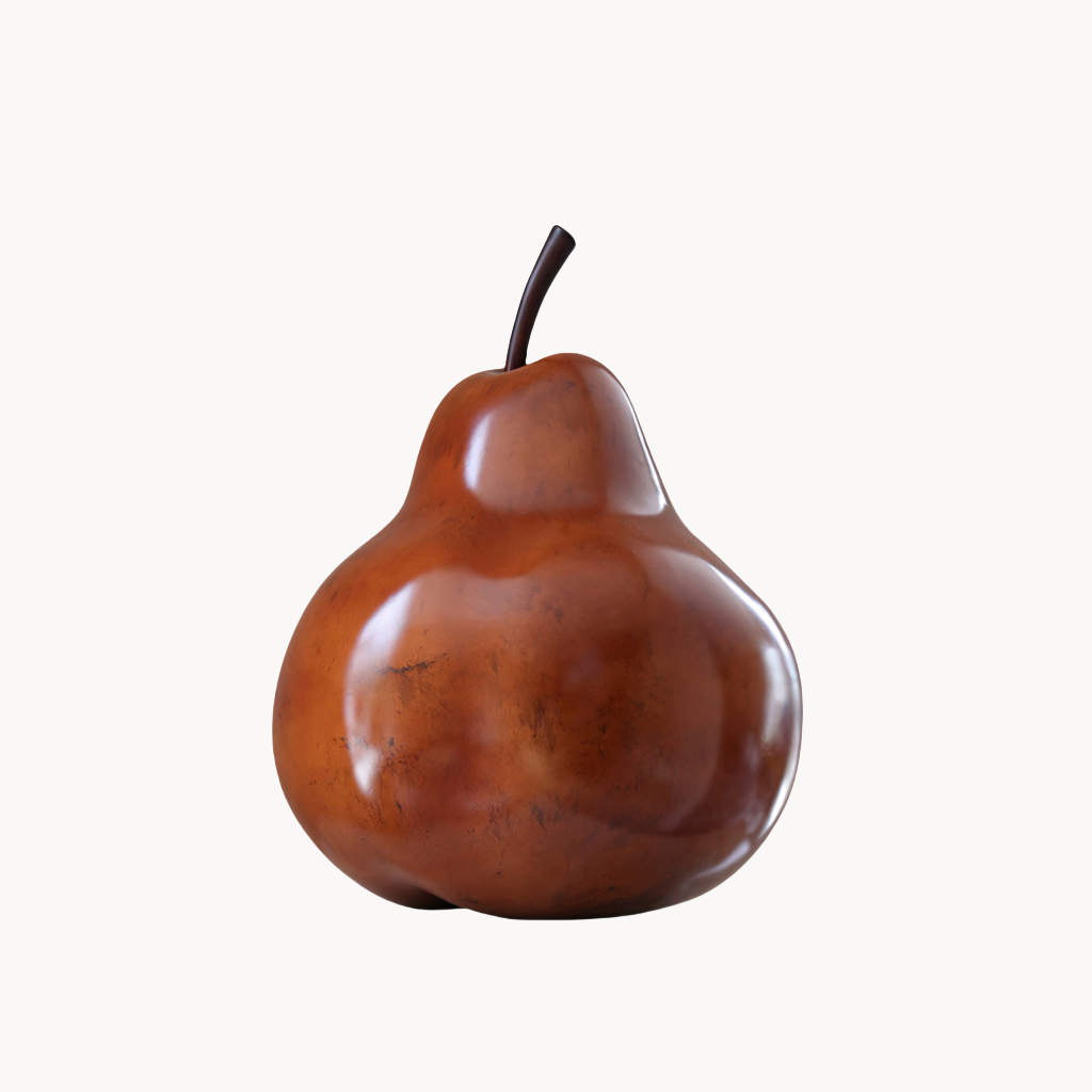 Jaren Peach-shaped resin decor