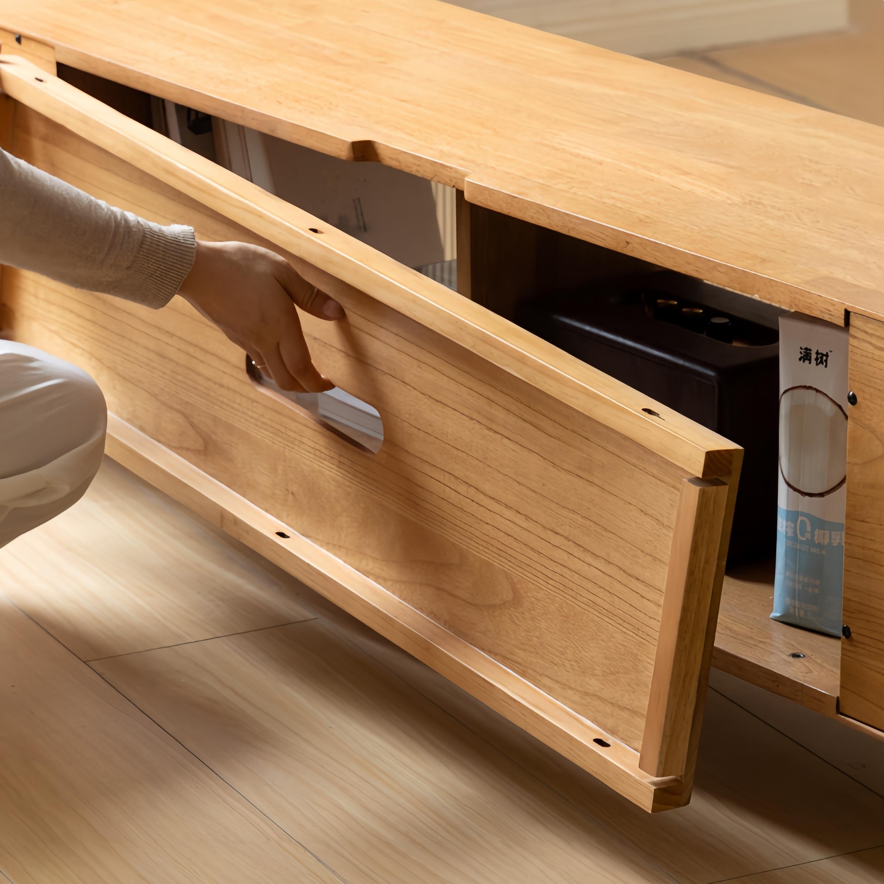 Vorrea Solid wood TV cabinet-B