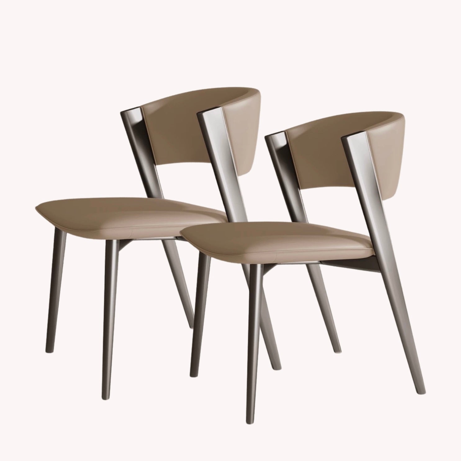 Ibelia 2 pcs set-modern dining chair