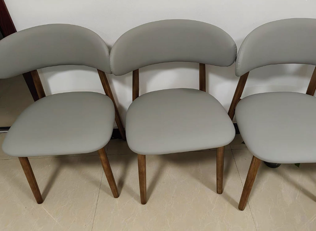Obesia 2 pcs set-ash solid wood dining chair