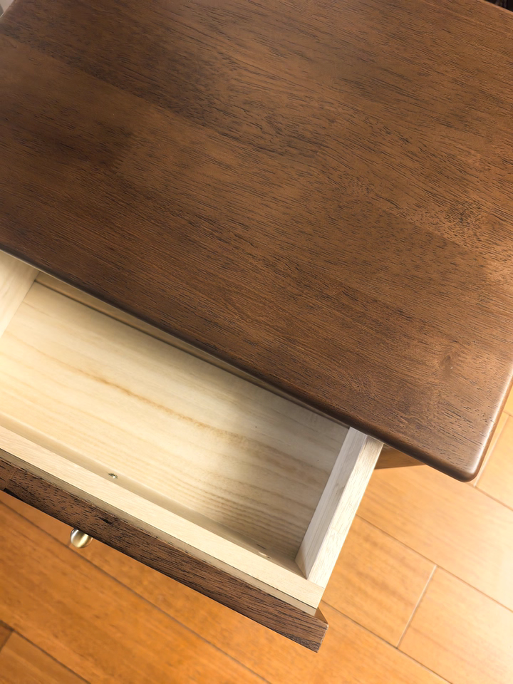 Usoiu 2pcs solid wood nightstands