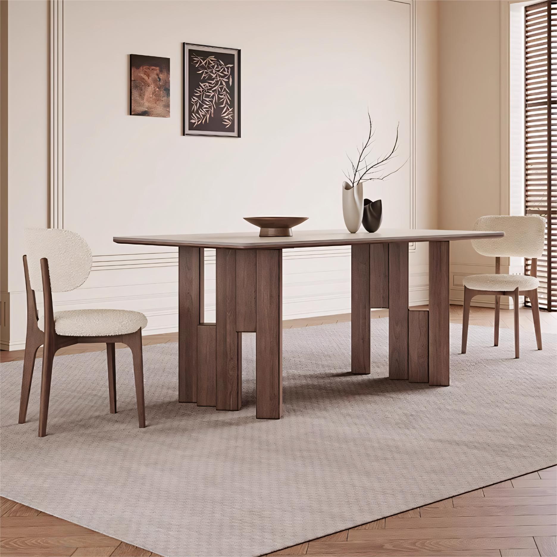 Dasim Sintered stone rectangular dining table