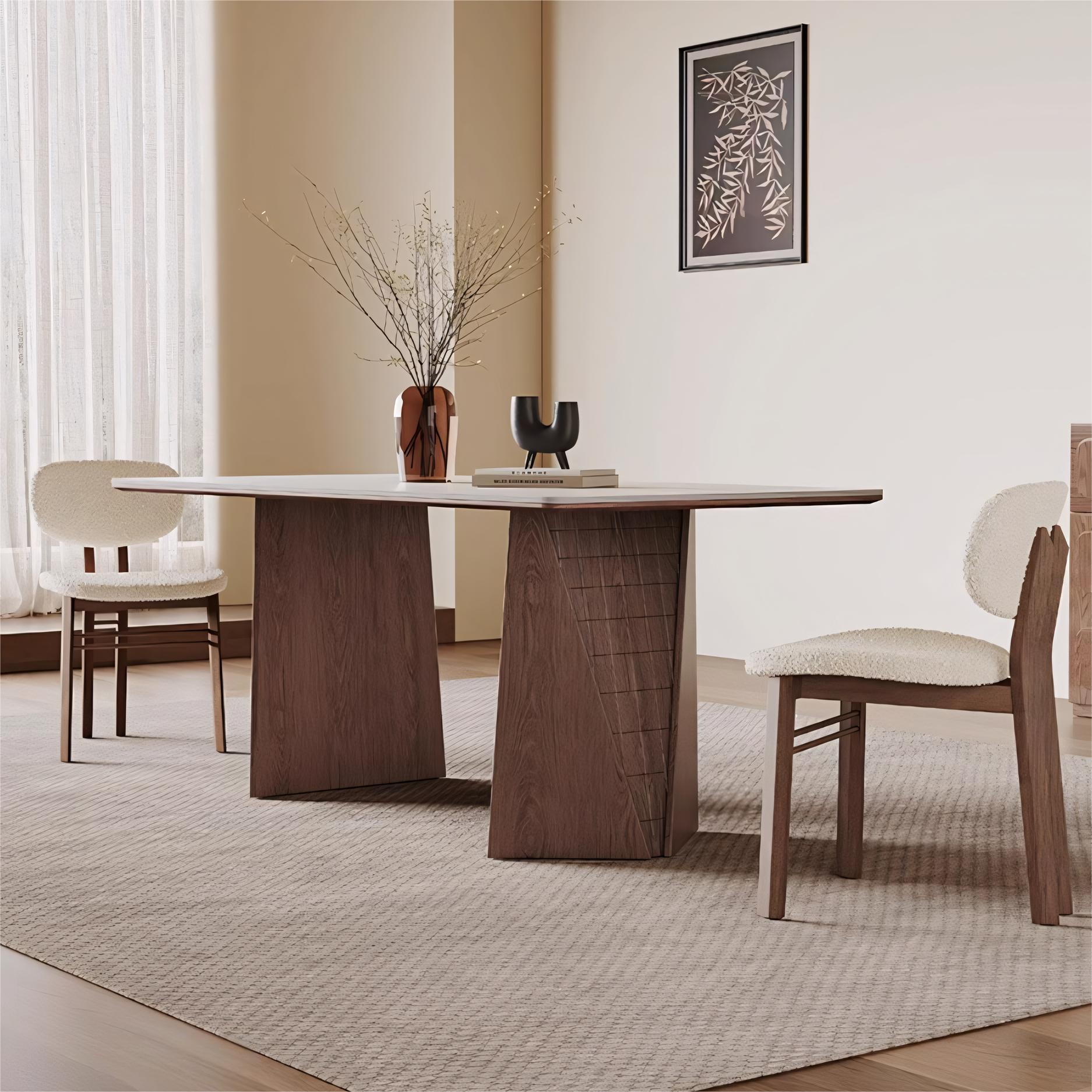 Bielo  Sintered stone rectangular dining set