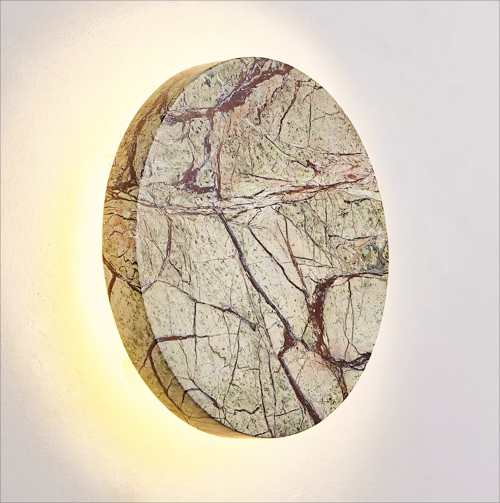 Sewan 2pcs natural marble wall lights bedside lights