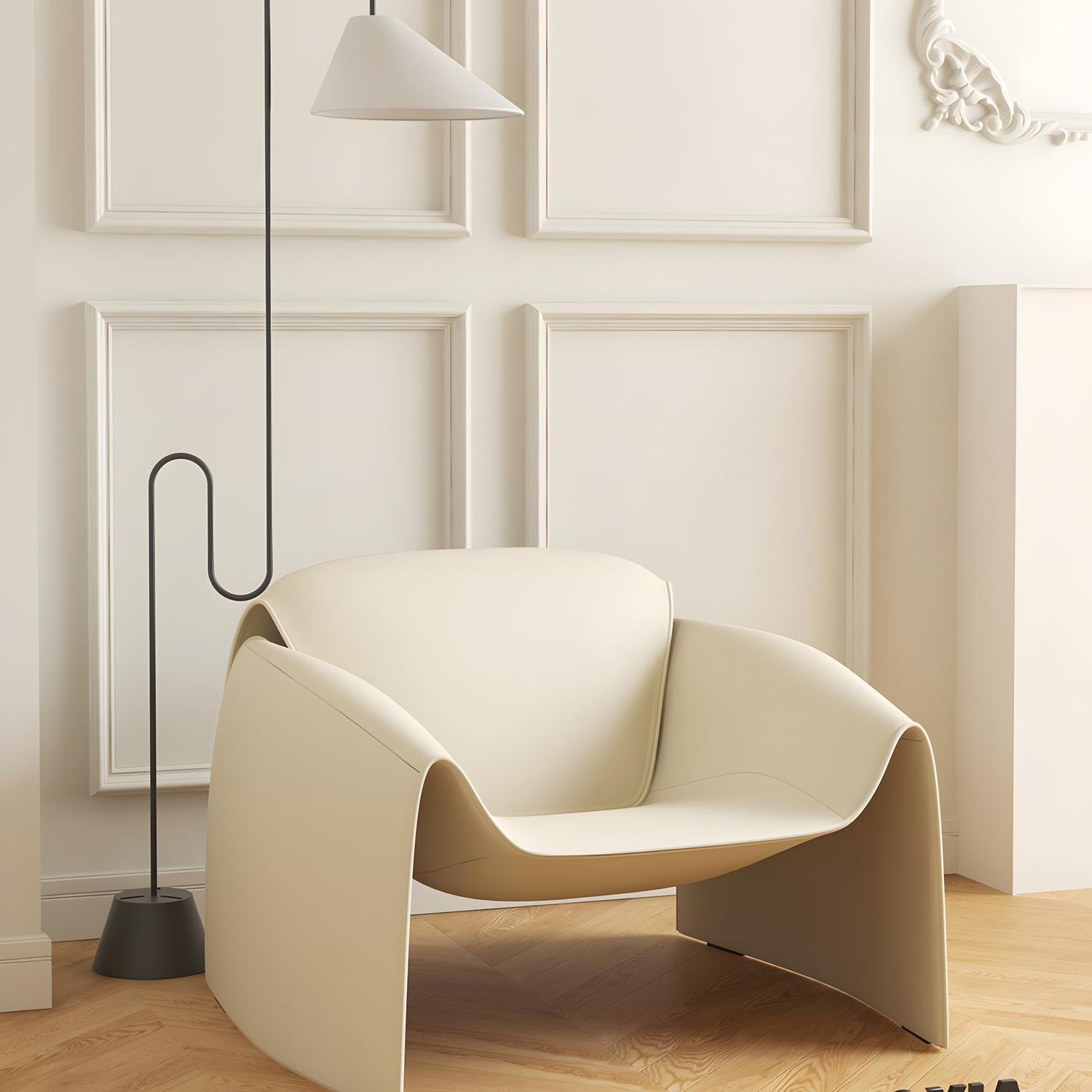 Feloisa Leather accent chair