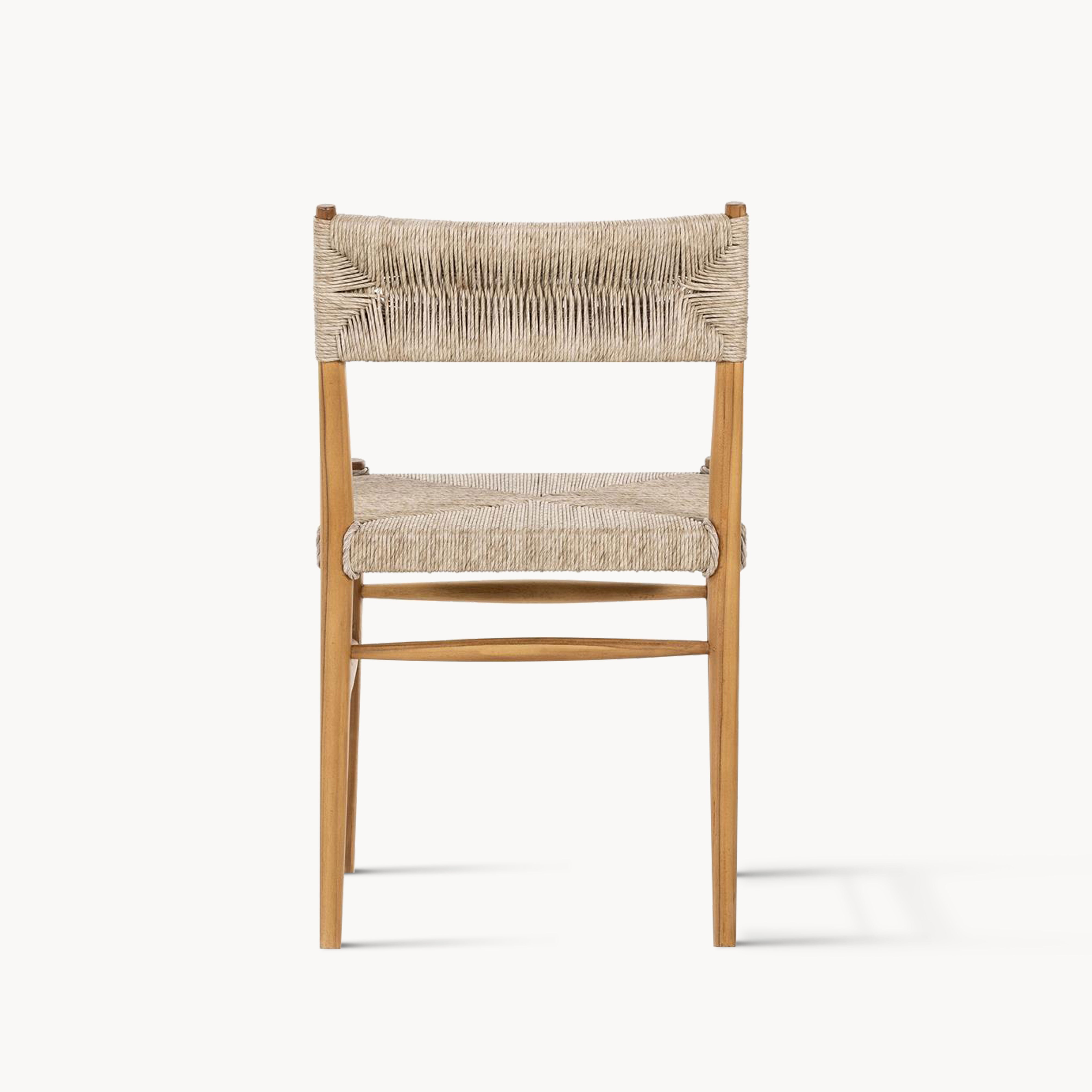 Rilin Teak braided rope chair