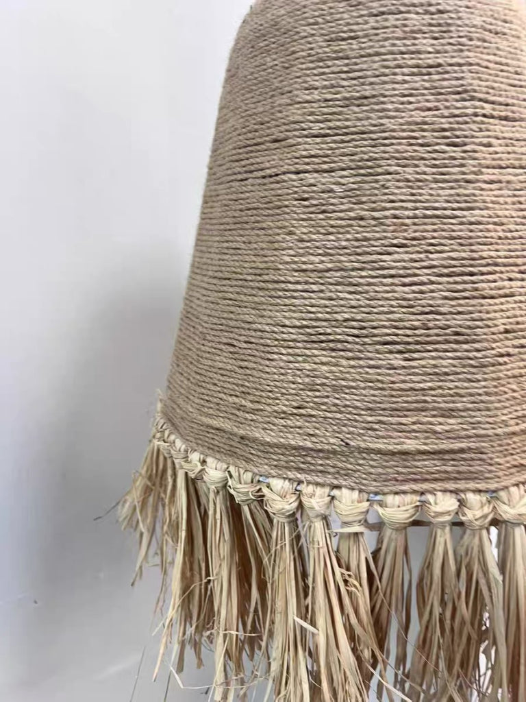Jisop Natural linen rope pendant light