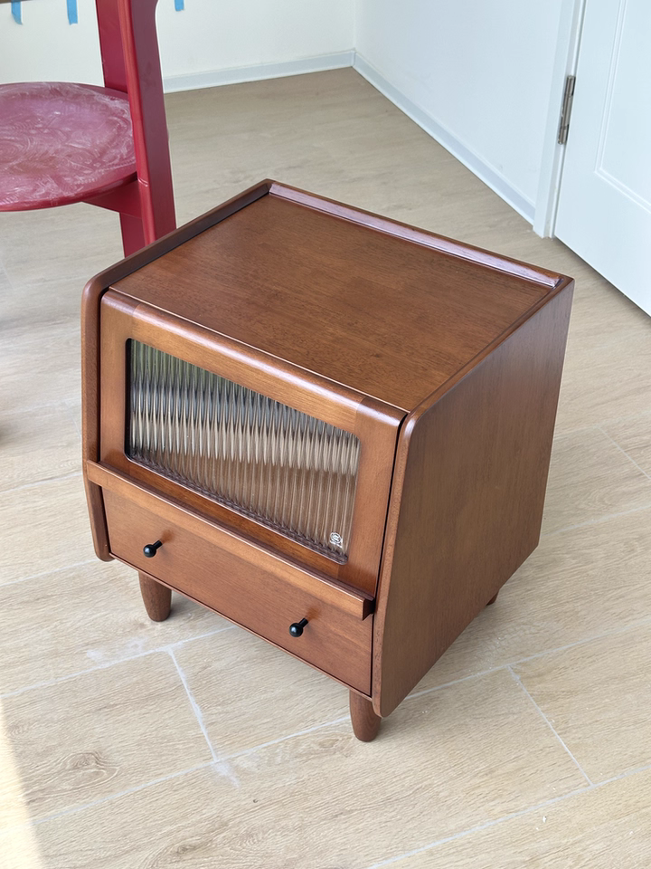 Kizzo 2pcs solid wood nightstands