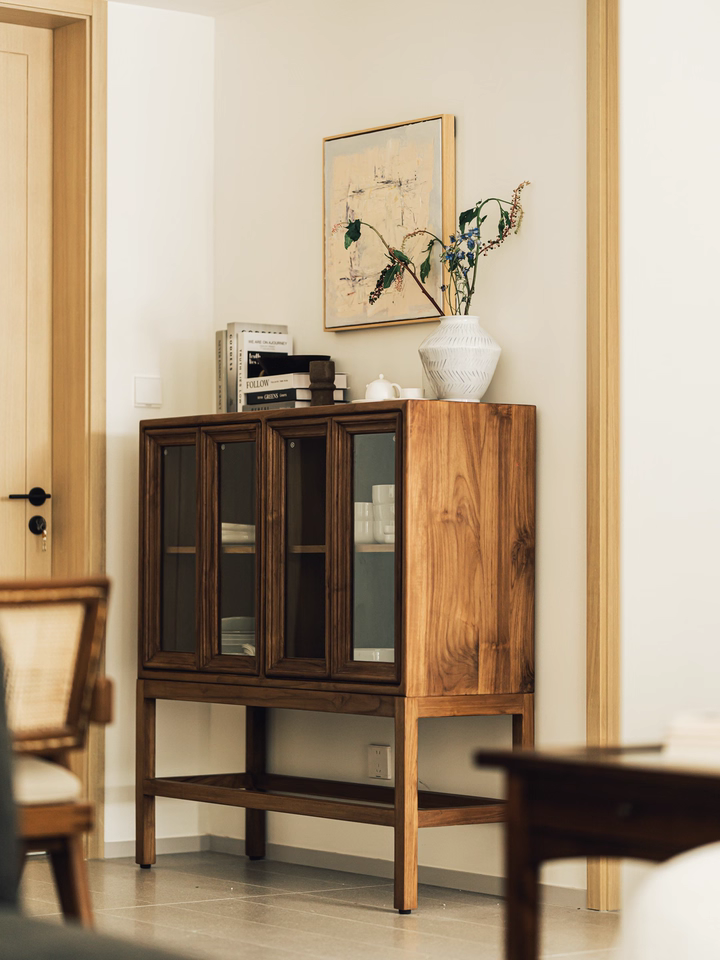 Mevit Teak solid wood sideboard